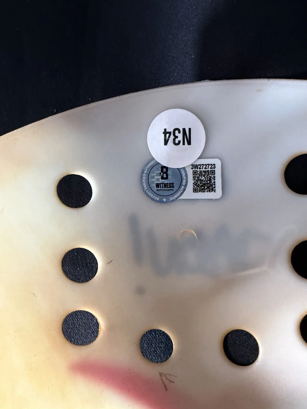 Ari Lehman — Ari Lehman autographed signed mask Jason Voorhees Friday the 13th Beckett COA, image 4