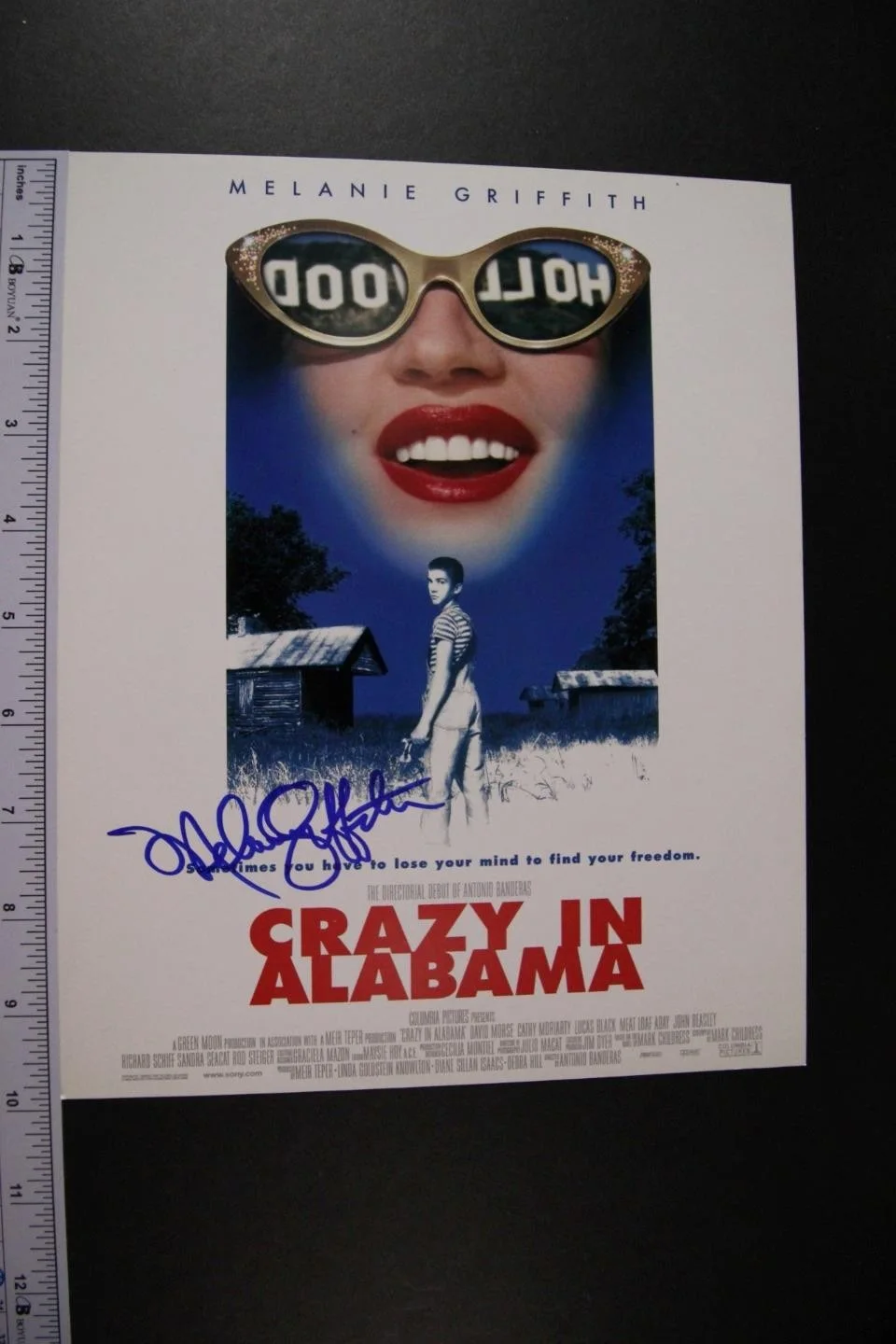 Melanie Griffith — MELANIE GRIFFITH (CRAZY IN ALABAMA~WORKING GIRL~BODY DOUBLE) AUTOGRAPH PHOTO~