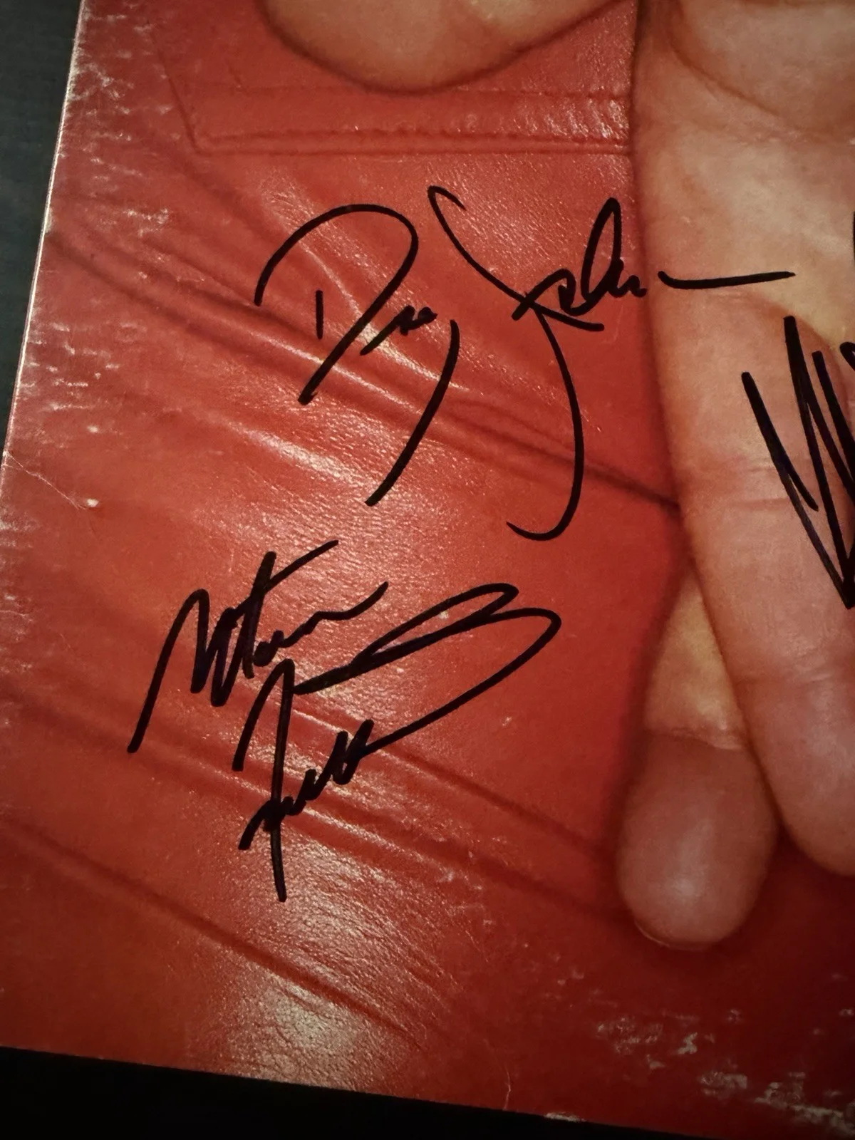 Loverboy Signed Get Lucky LP X4 Reno, Dean, Johnson, And Frenette, image 2