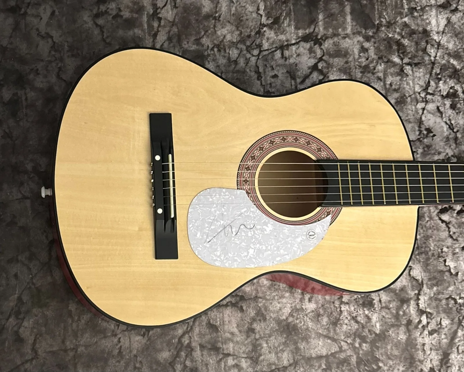 GFA Midland Country Star * MARK WYSTRATCH * Signed Acoustic Guitar COA, image 5