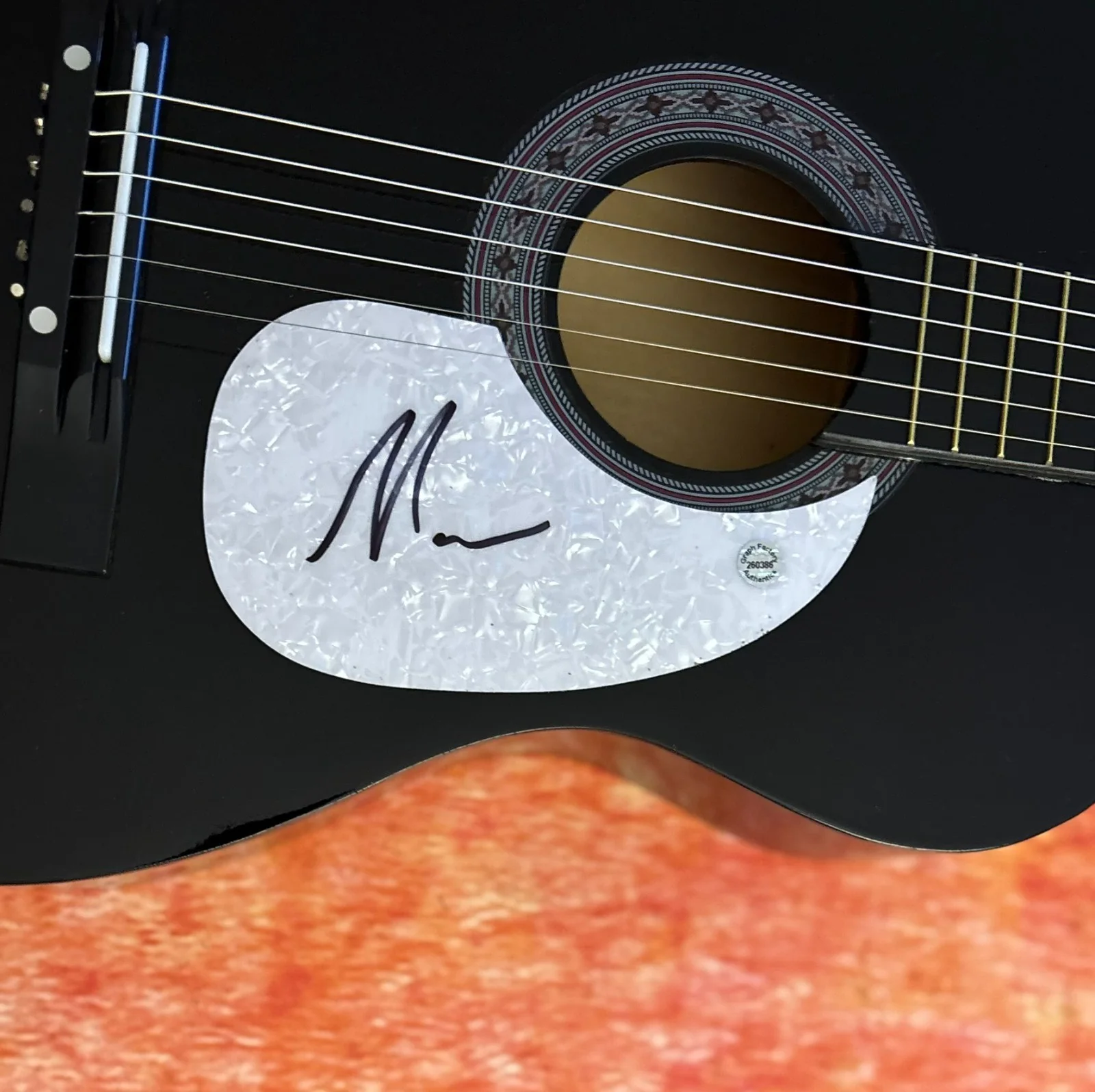 GFA Midland Country Star * MARK WYSTRATCH * Signed Acoustic Guitar COA, image 5
