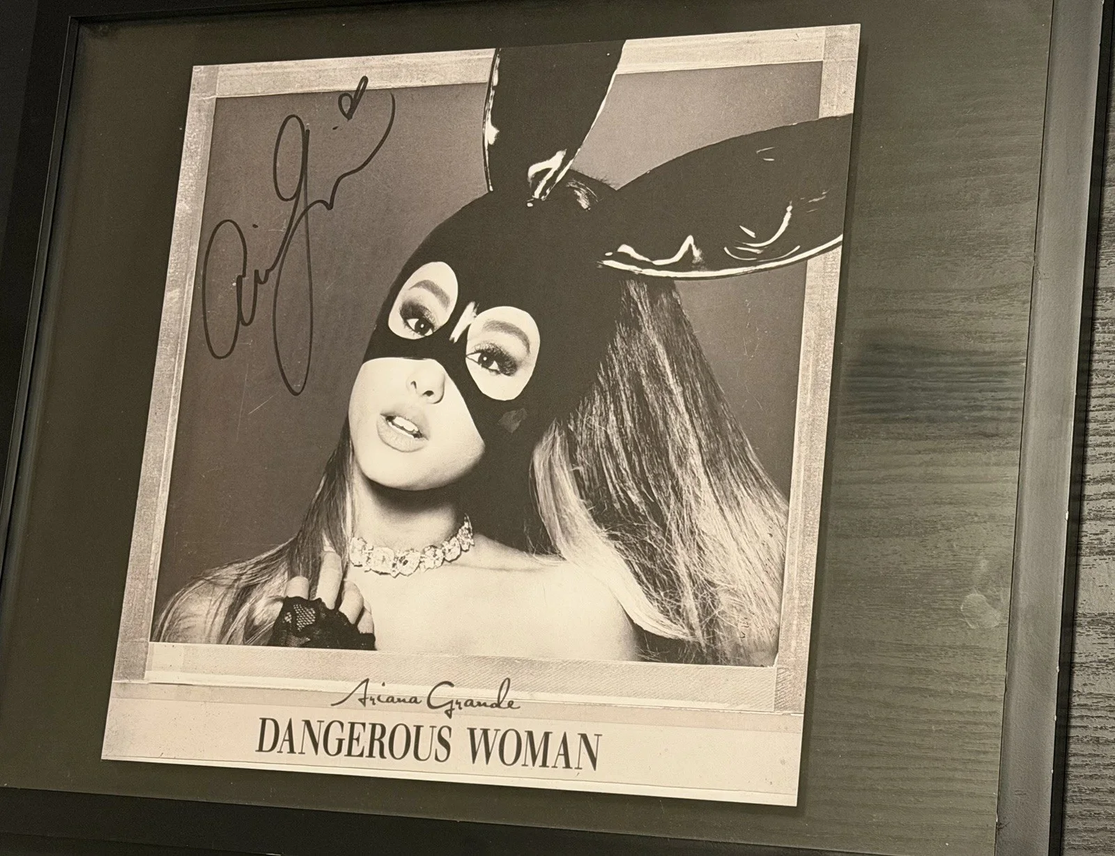 Ariana Grande - Dangerous Woman, Autographed / Signed Lithograph 12x12 + Sleeve, image 4