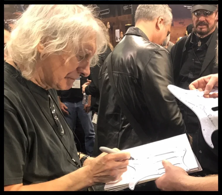 GFA Heads Hands & Feet Guitarist * ALBERT LEE * Signed Acoustic Guitar COA, изображение 4