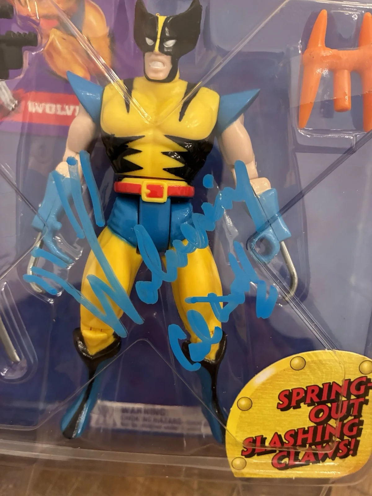 Cal Dodd — Cal Dodd Signed 1995 Toy Biz X-Men Wolverine Figure Beckett BAS, изображение 2