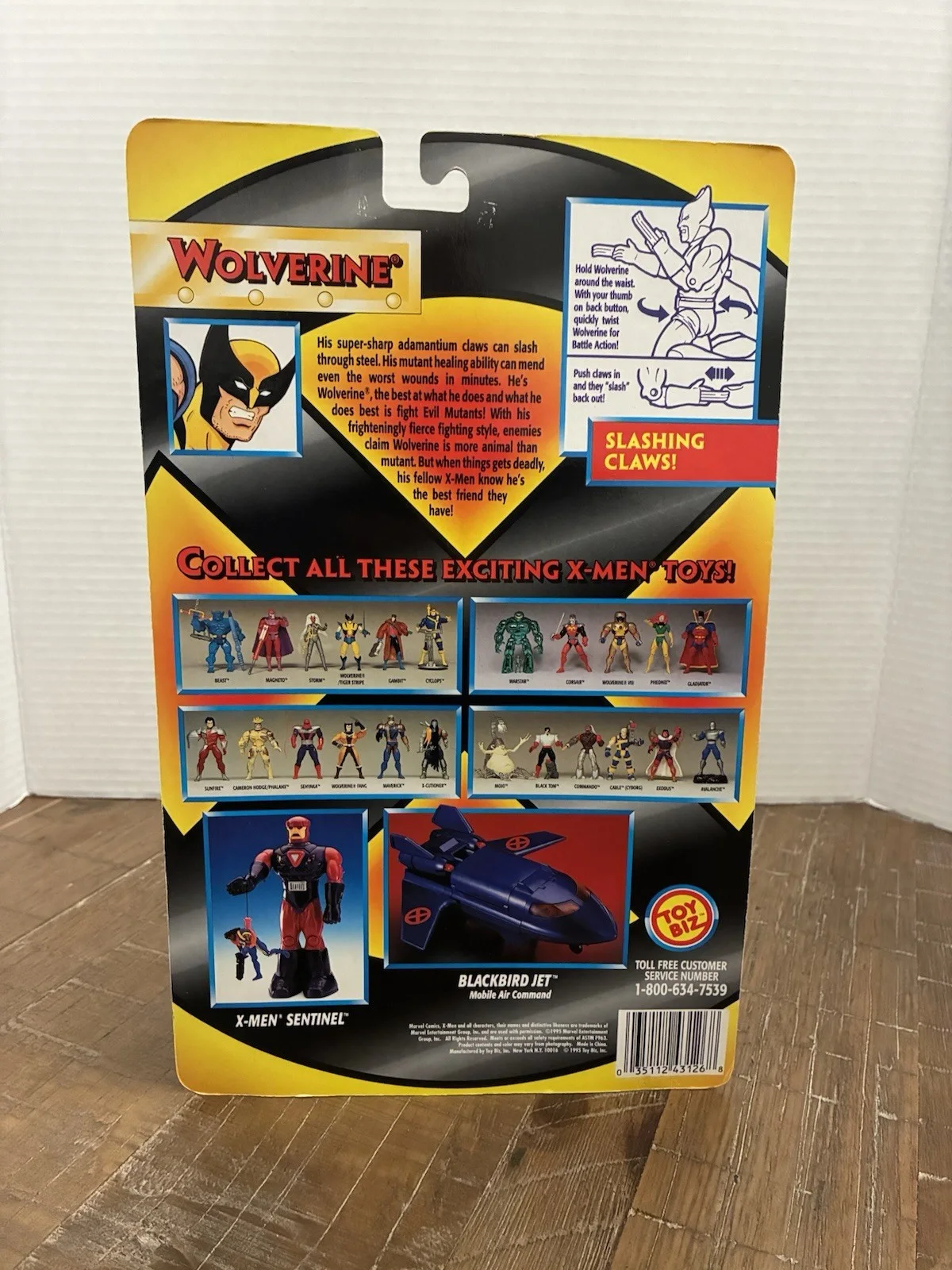 Cal Dodd — Cal Dodd Signed 1995 Toy Biz X-Men Wolverine Figure Beckett BAS, изображение 4