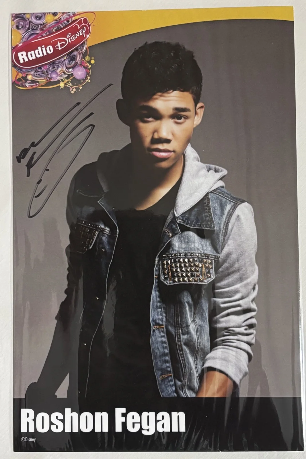 Roshon Fegan — "Shake it Up" Roshon Fegan Autograph in-person Disney "The Bobby DeBarge Story"