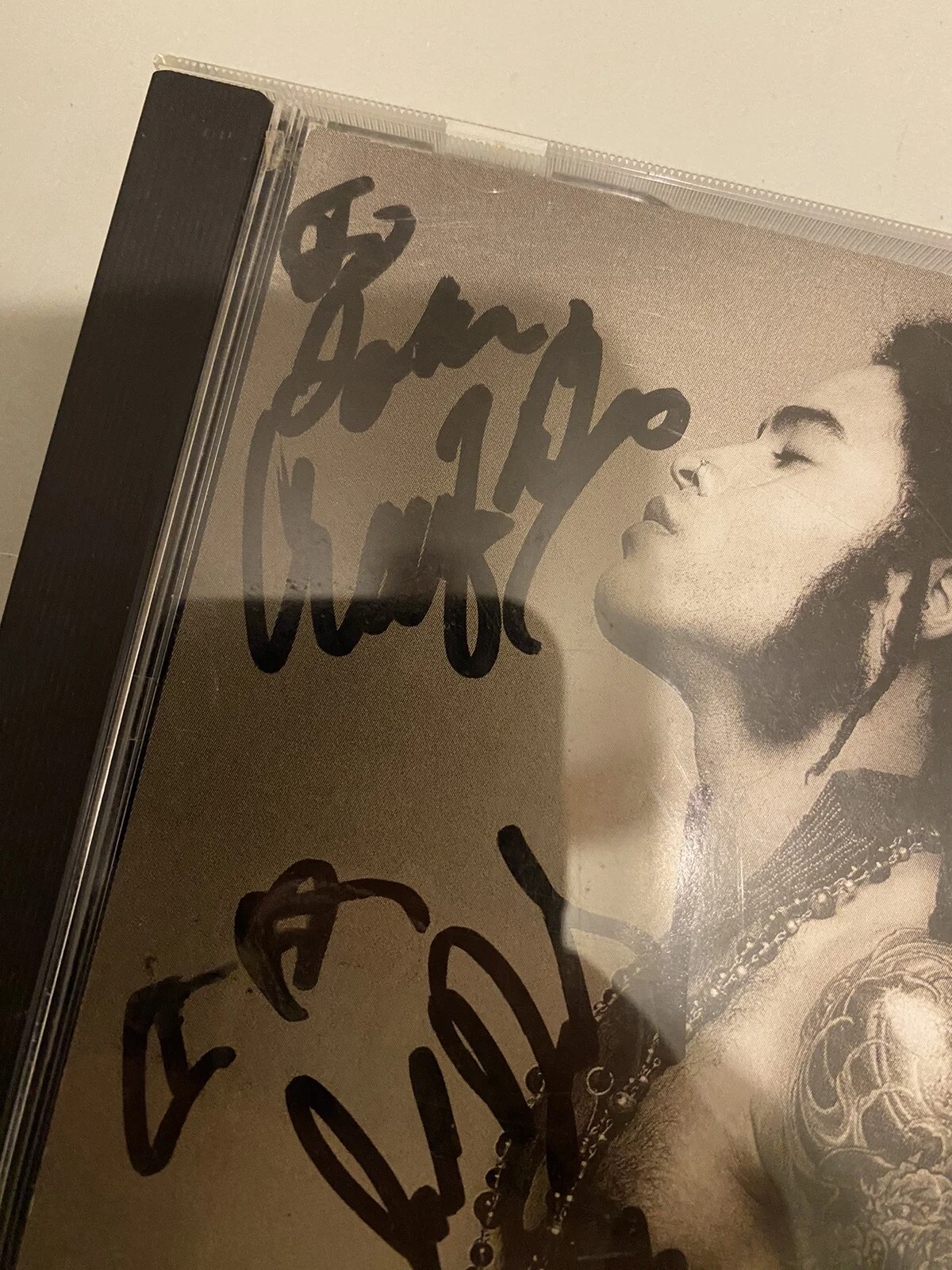 Lenny Kravitz Signed Mama Said Cd By Lenny Daley Blackman Original, image 3
