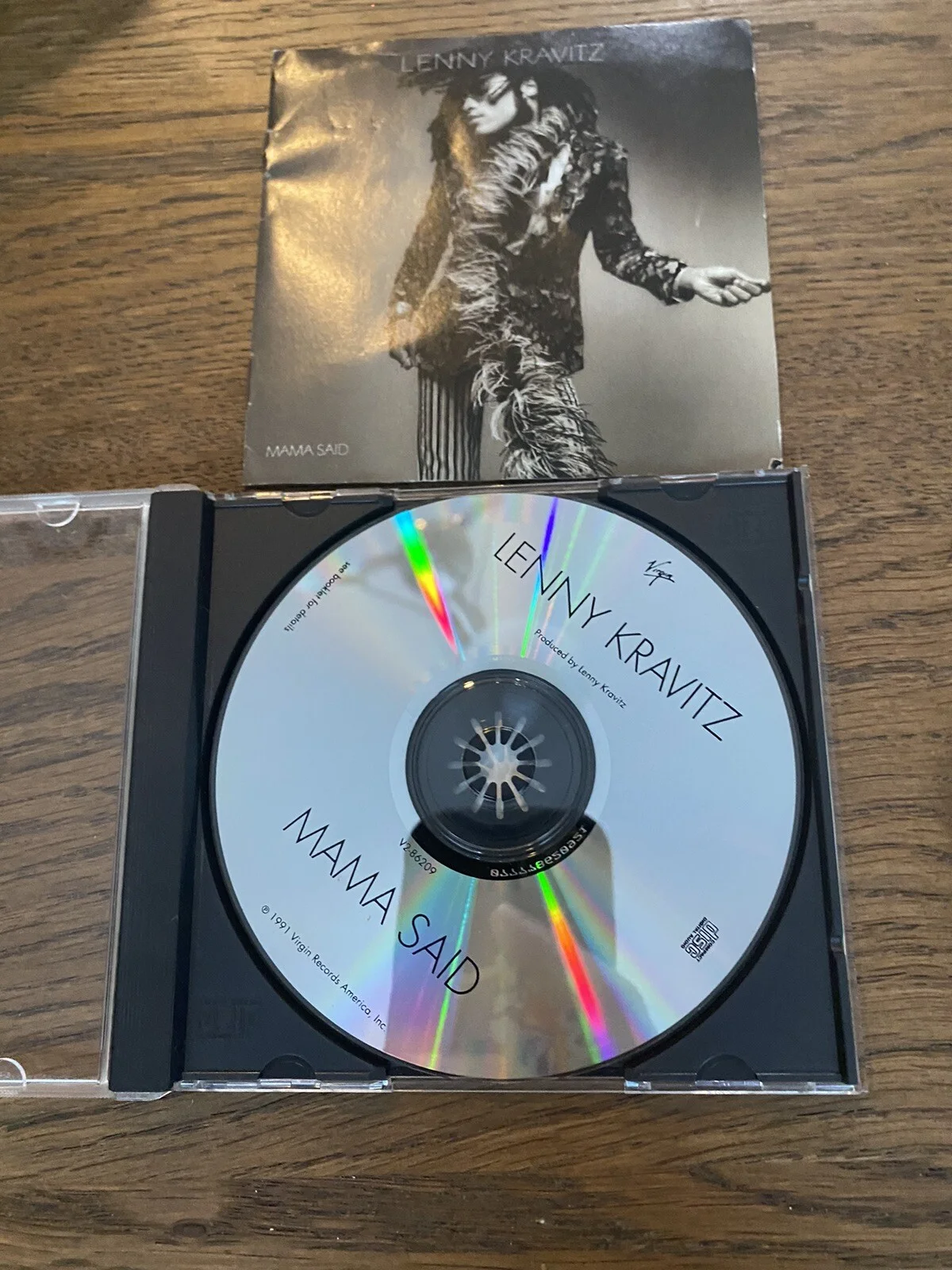 Lenny Kravitz Signed Mama Said Cd By Lenny Daley Blackman Original, image 4