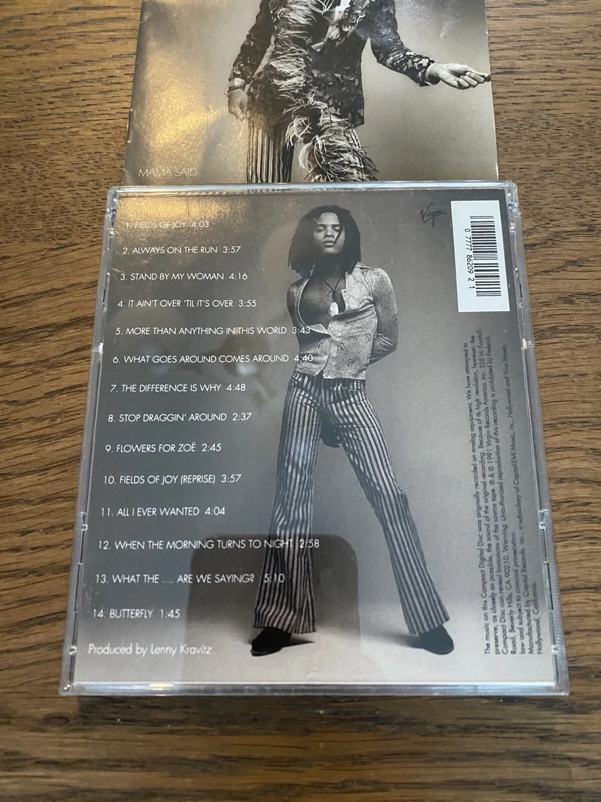 Lenny Kravitz Signed Mama Said Cd By Lenny Daley Blackman Original, image 5
