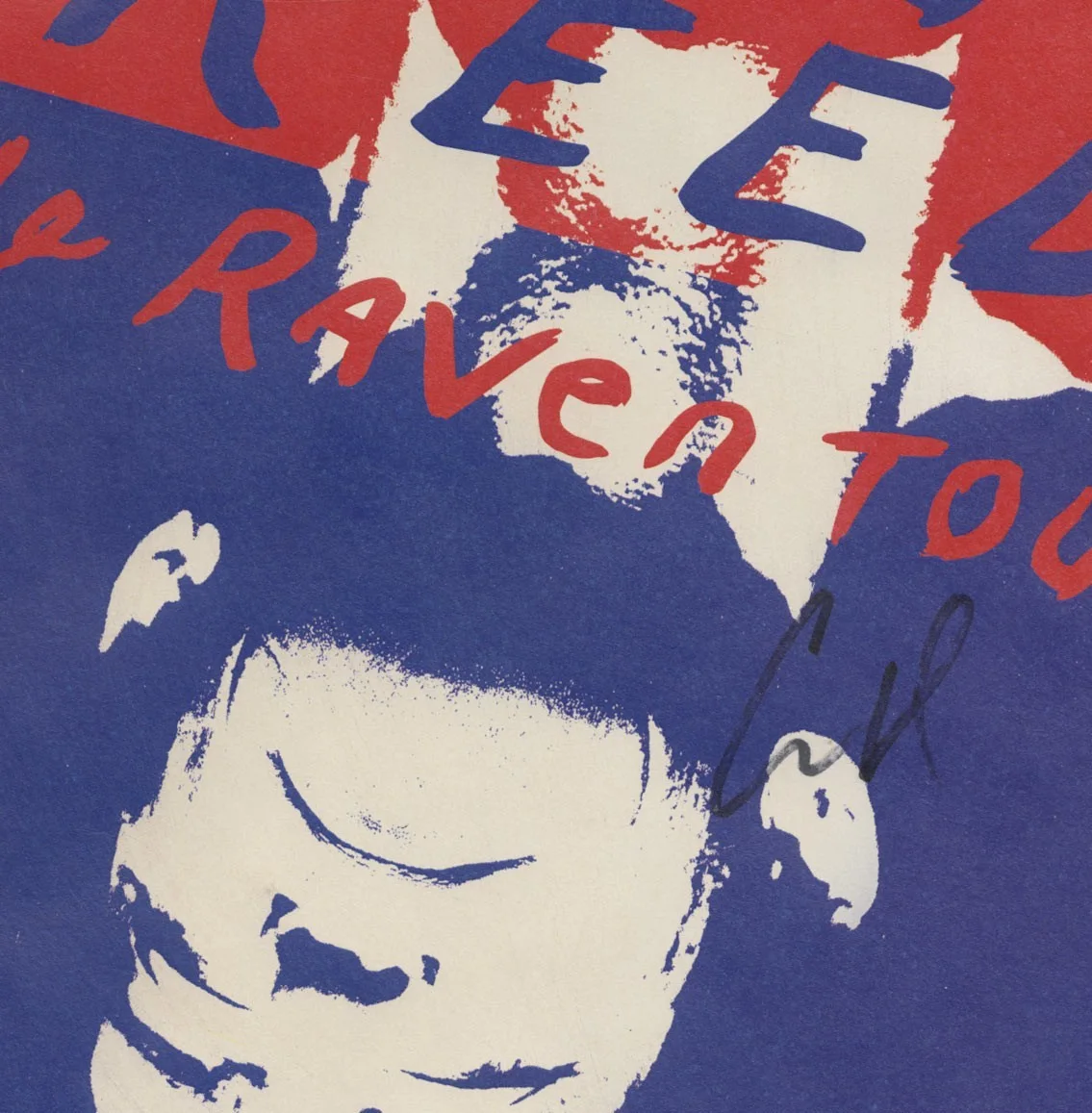 Lou Reed autographed concert poster 2003, image 2
