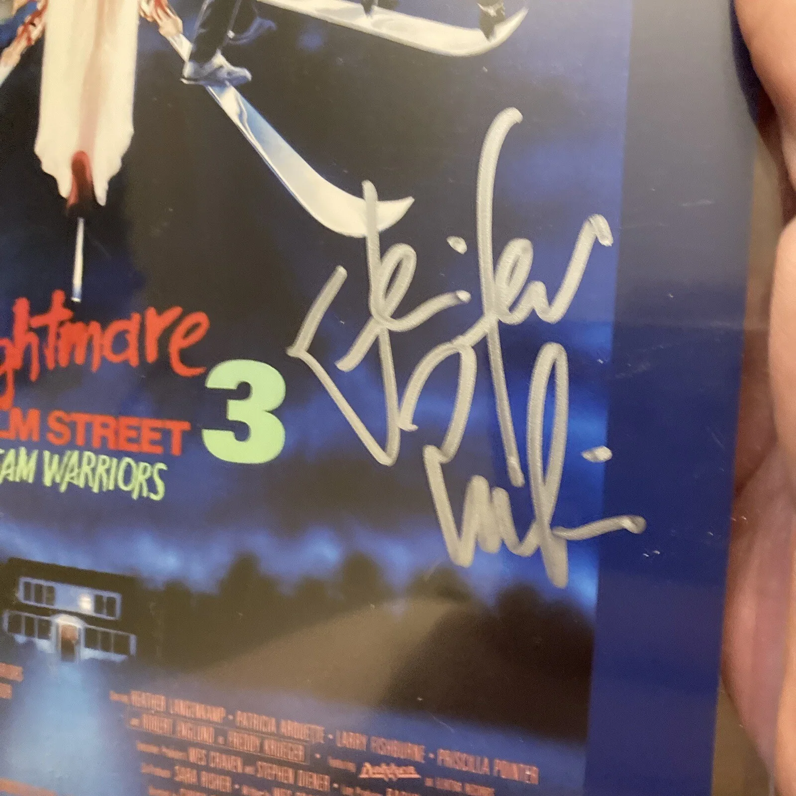 Jennifer Rubin — Nightmare On Elm Street Taryn White Jennifer Rubin Autograph JSA COA + Art Print, image 2