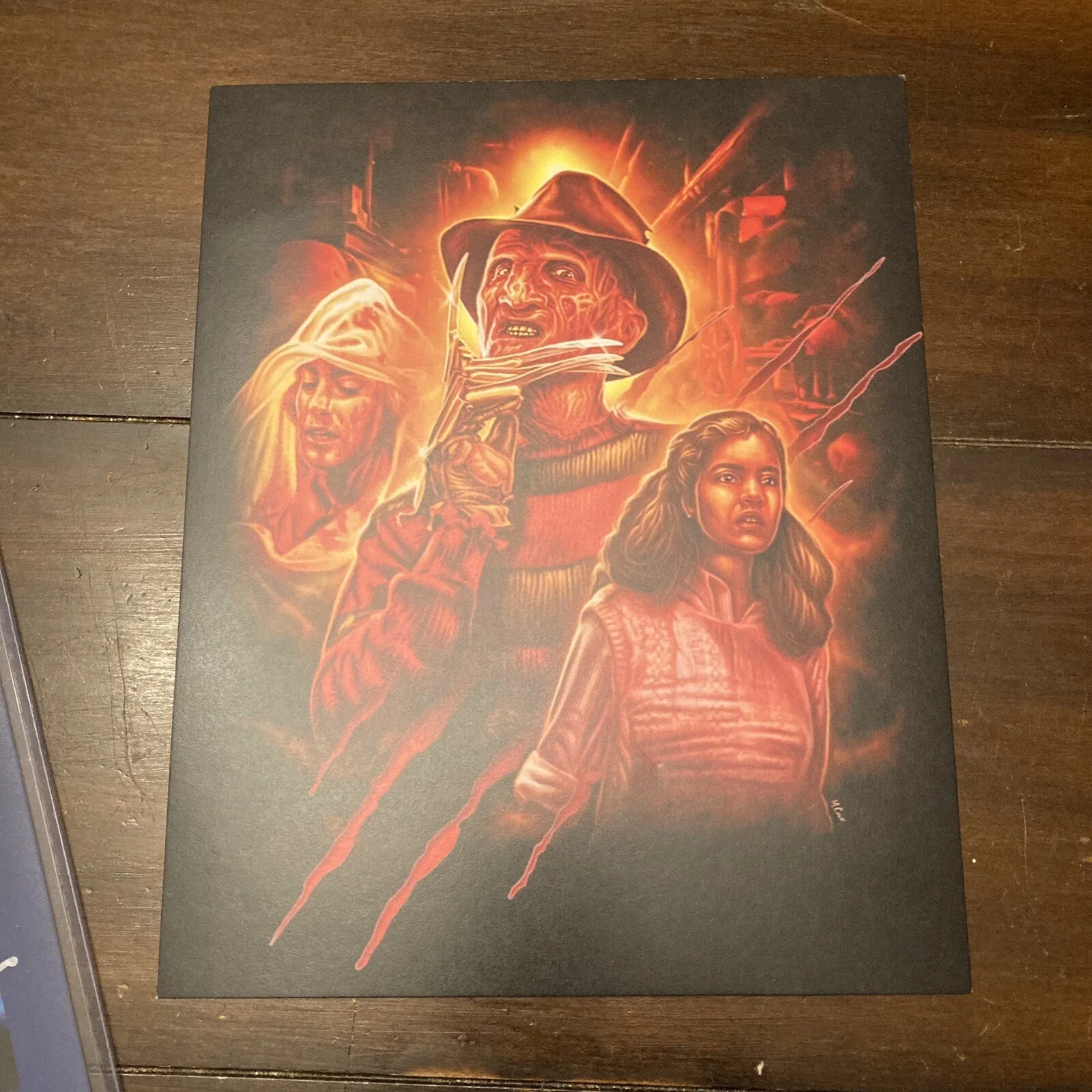Jennifer Rubin — Nightmare On Elm Street Taryn White Jennifer Rubin Autograph JSA COA + Art Print, image 5