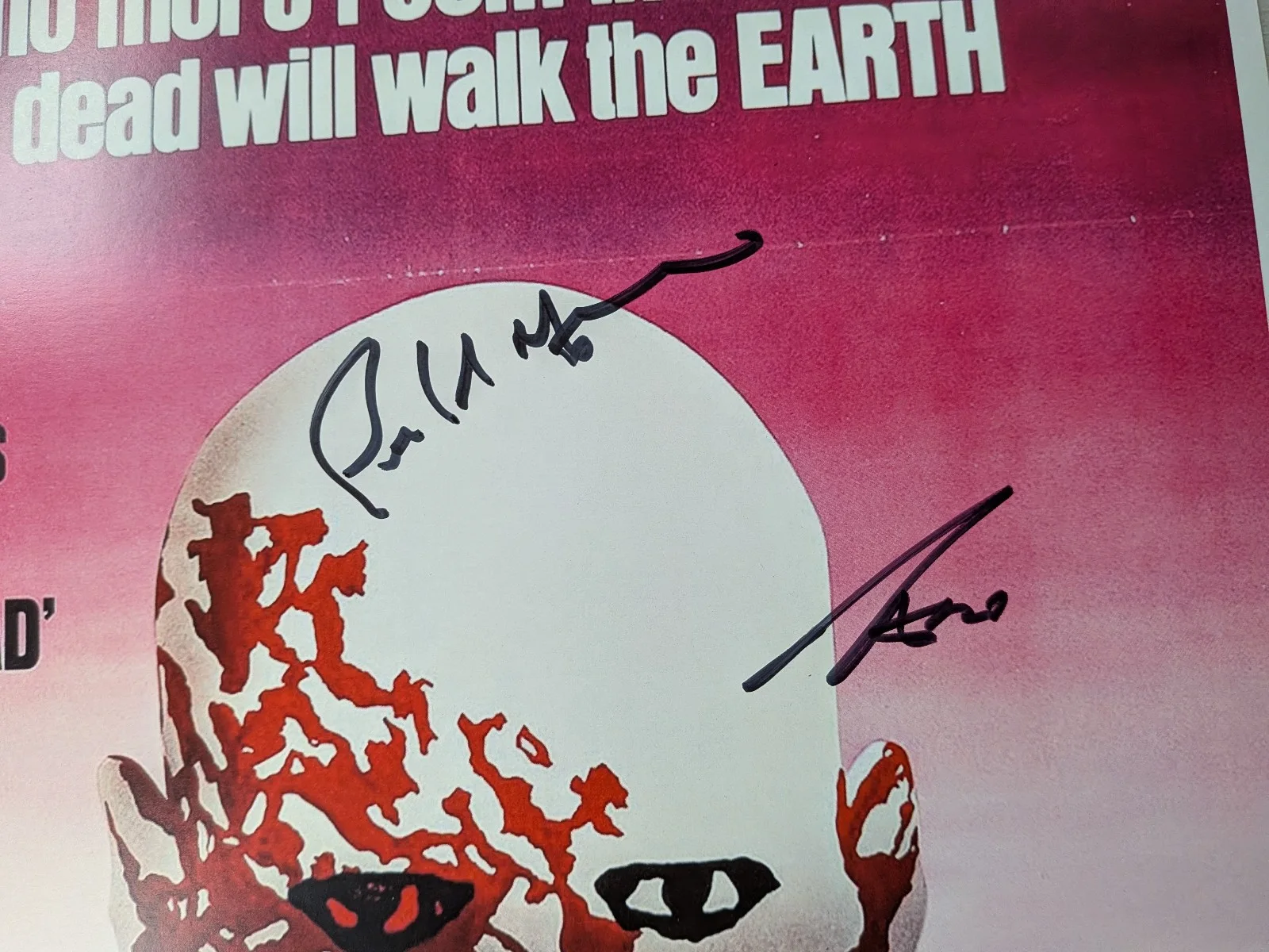 PaulMusser — Musser Kiss Starvrikis 4x Cast Signed Dawn of the Dead 11x17 POSTER JSA COA, изображение 2