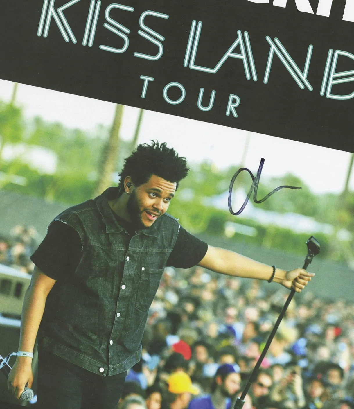 The Weeknd autographed concert poster 2013, image 2