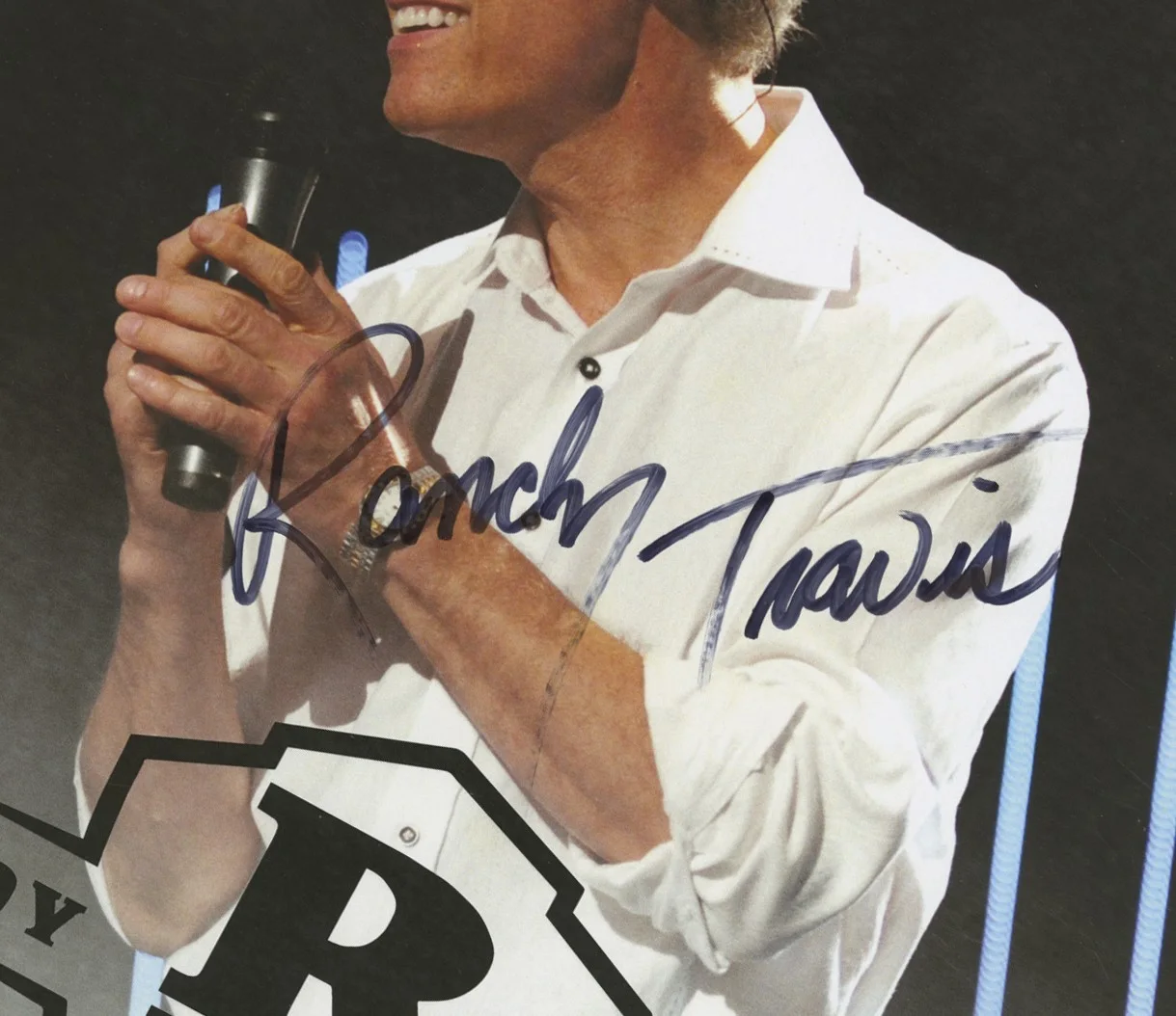 Randy Travis autographed concert poster 2012, image 2