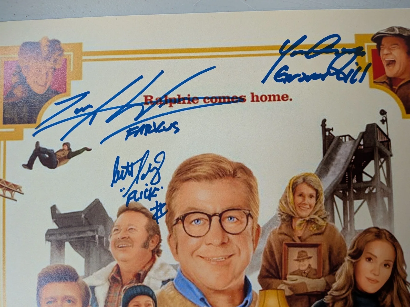 SCOTT SCHWARTZ +2 3x Signed 11x17 PHOTO POSTER Flick A Christmas Story JSA COA, image 2