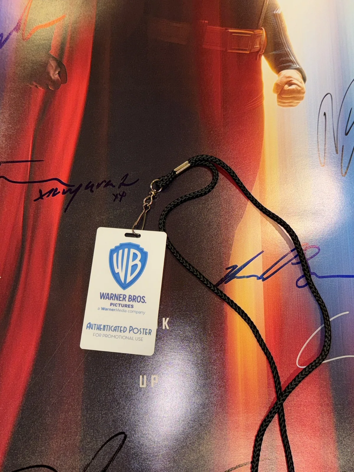 Superman 2025 Movie Poster Cast Signed COA David Corenswet DC Comics Rare toy, изображение 2