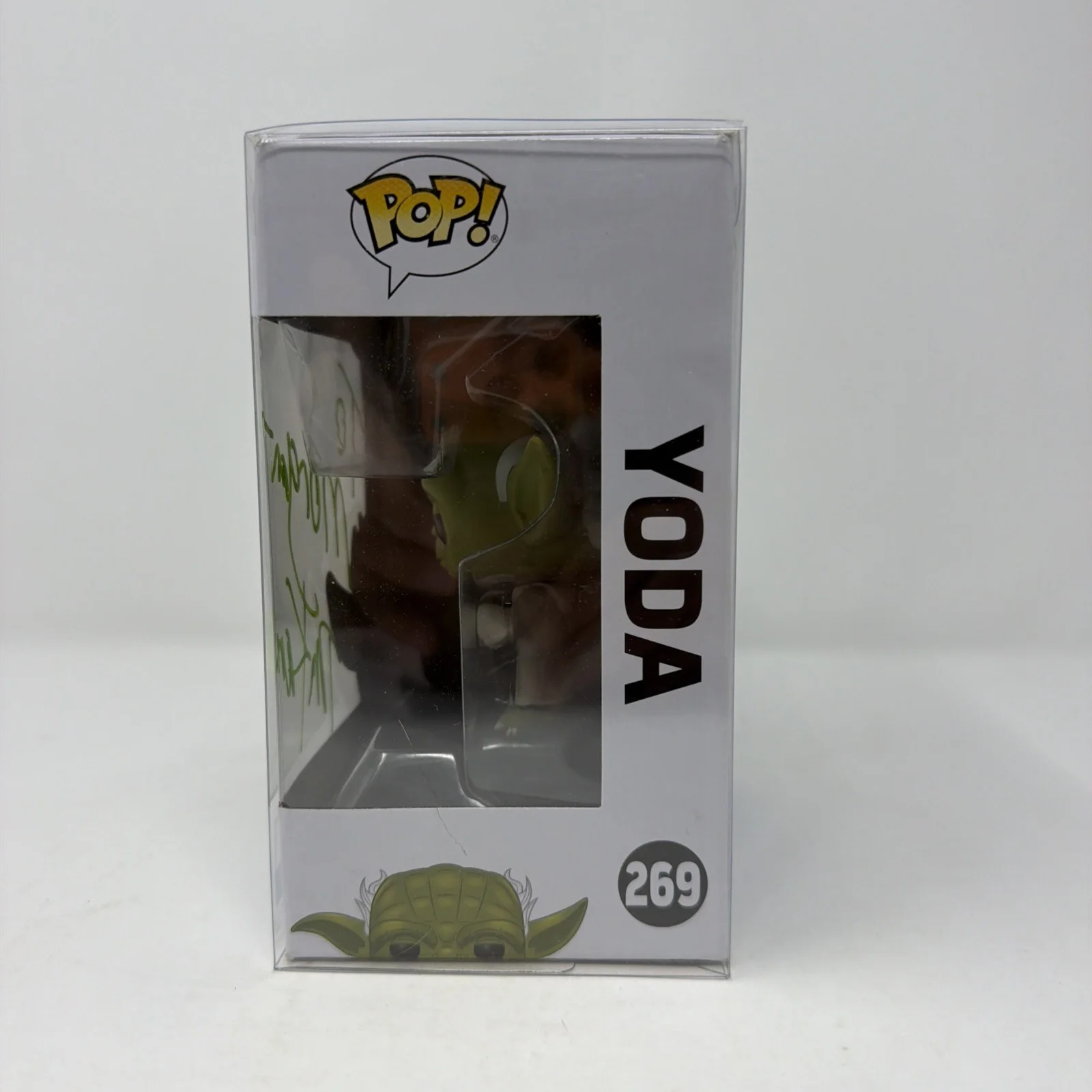Tom Kane — *SIGNED By TOM KANE Funko Pop Yoda #269 RARE Star Wars (personalized: To Morgan), image 2