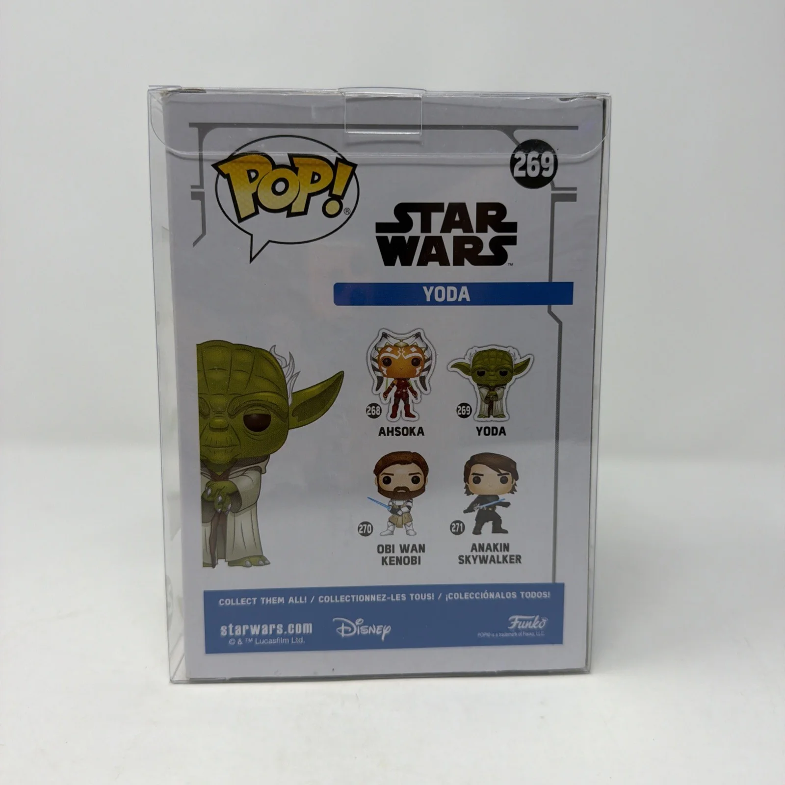 Tom Kane — *SIGNED By TOM KANE Funko Pop Yoda #269 RARE Star Wars (personalized: To Morgan), image 3