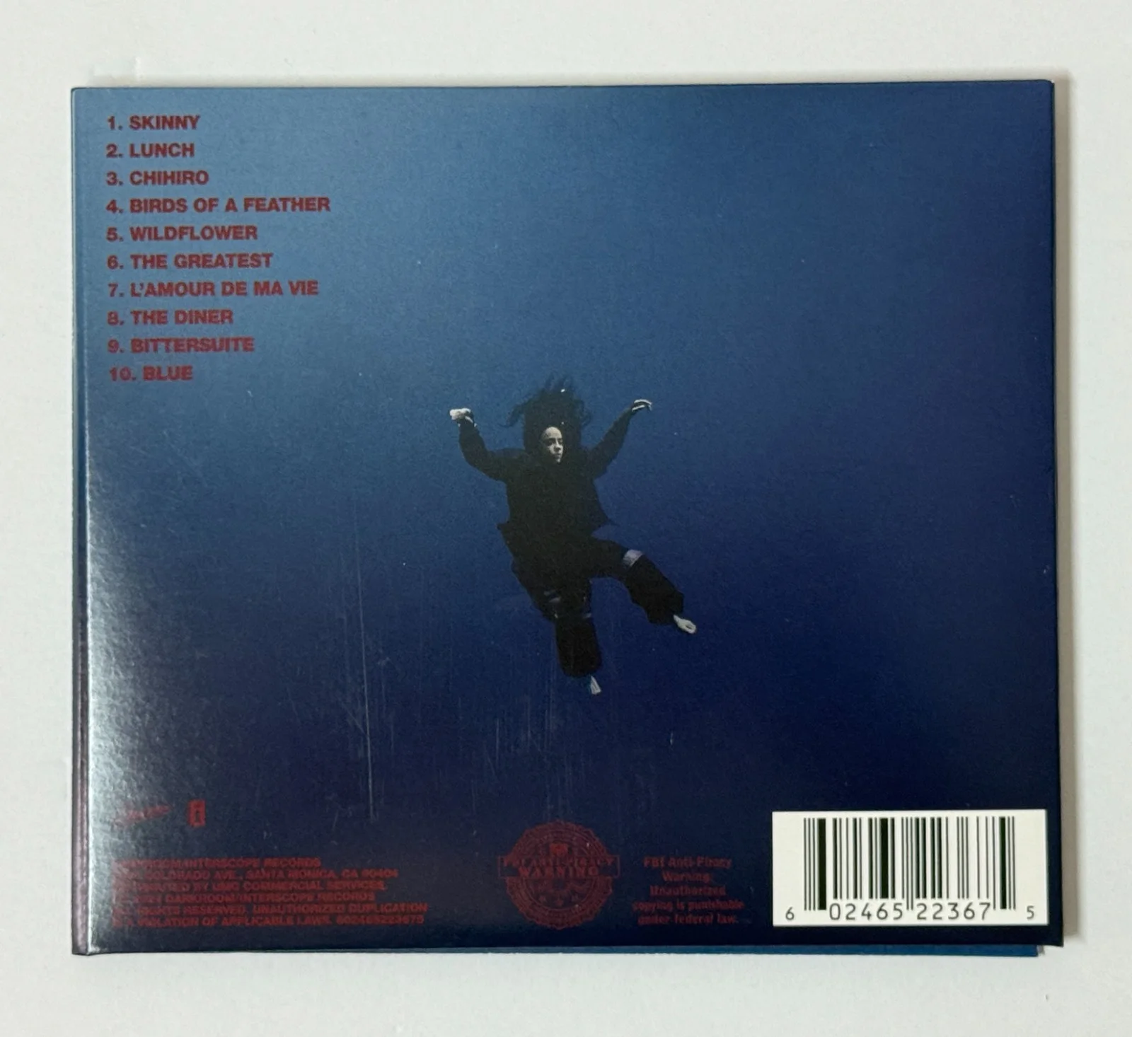Billie Eilish HIT ME HARD AND SOFT Hand-SIGNED CD Cover., image 3