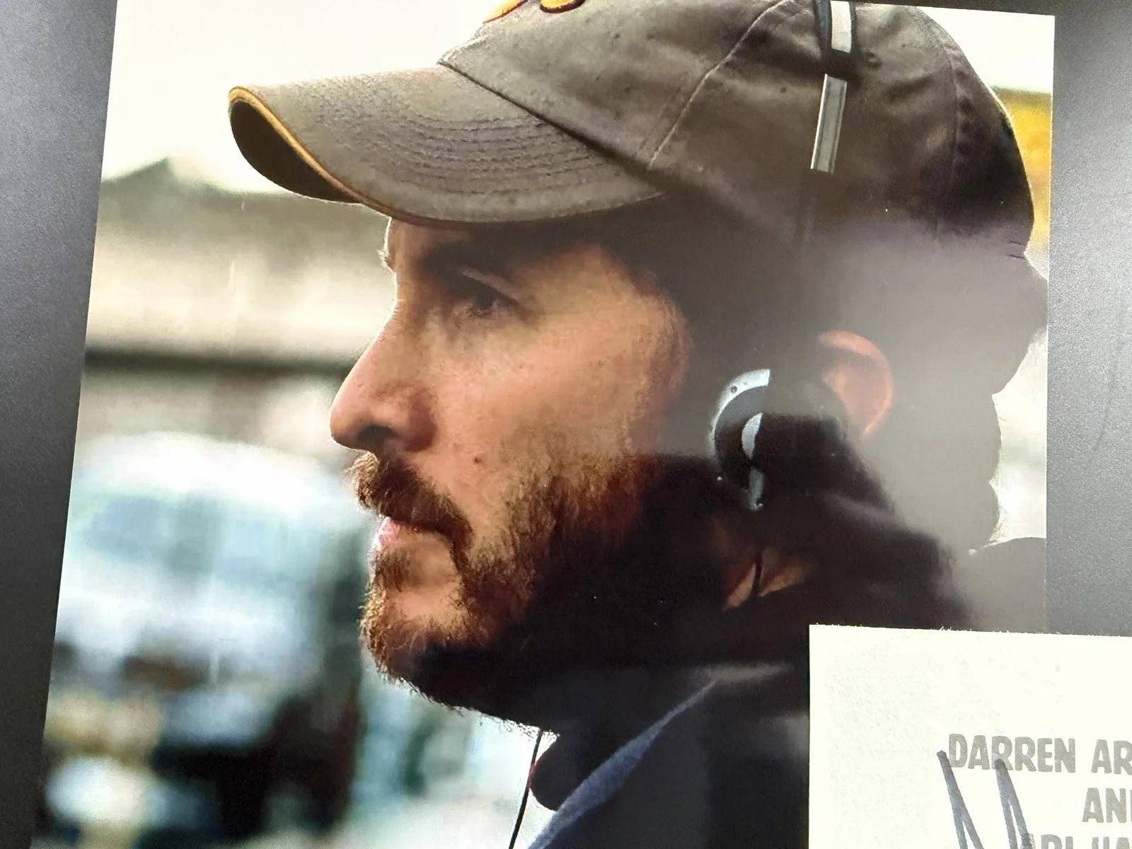Darren Aronofsky Signed Book Page Cut + 8x10 Photo Black Swan Director, изображение 3