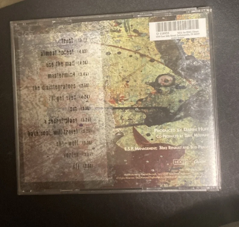 Signed by 4 MEGADETH CD Insert Booklet Cryptic Writtings / Classic Lineup, image 4