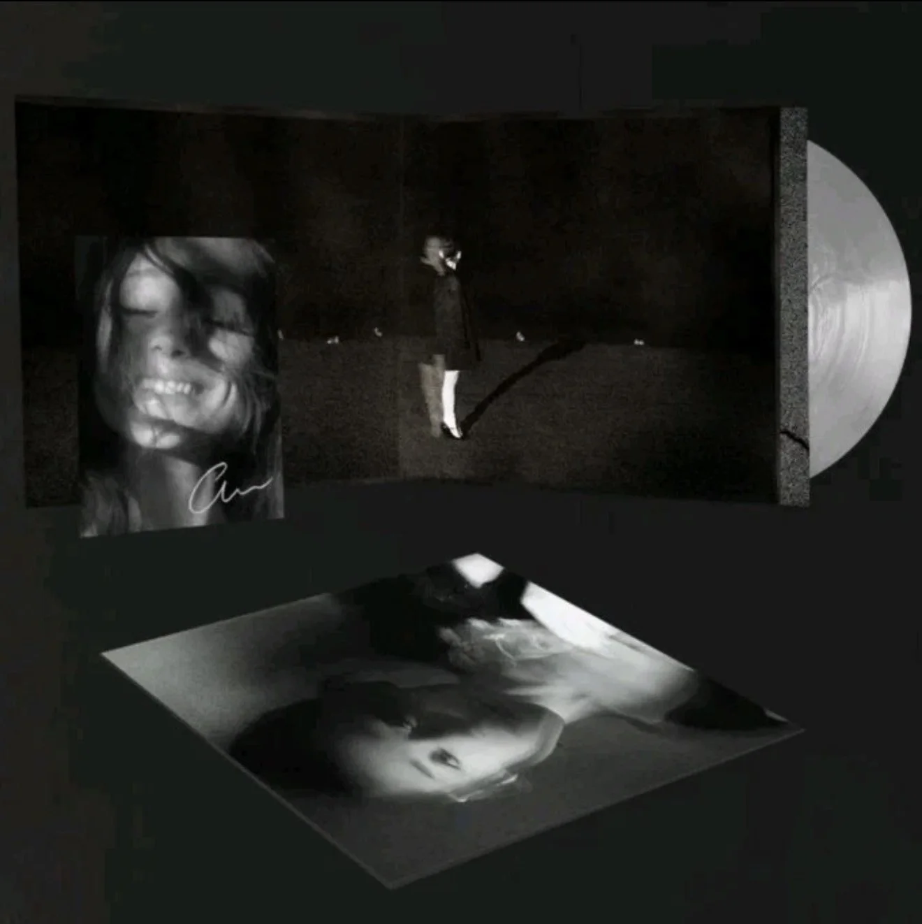 Ariana Grande Petal SIGNED Vinyl Translucent Pearly White LP PREORDER, image 2