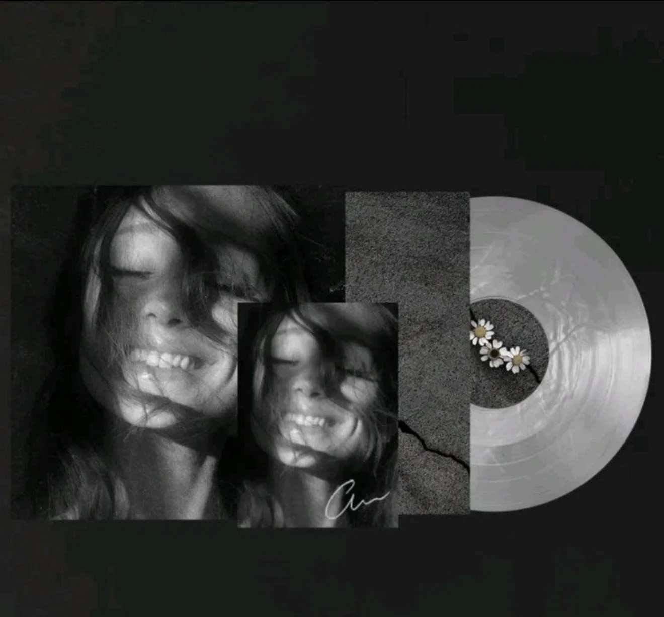 Ariana Grande Petal SIGNED Vinyl Translucent Pearly White LP PREORDER, image 4
