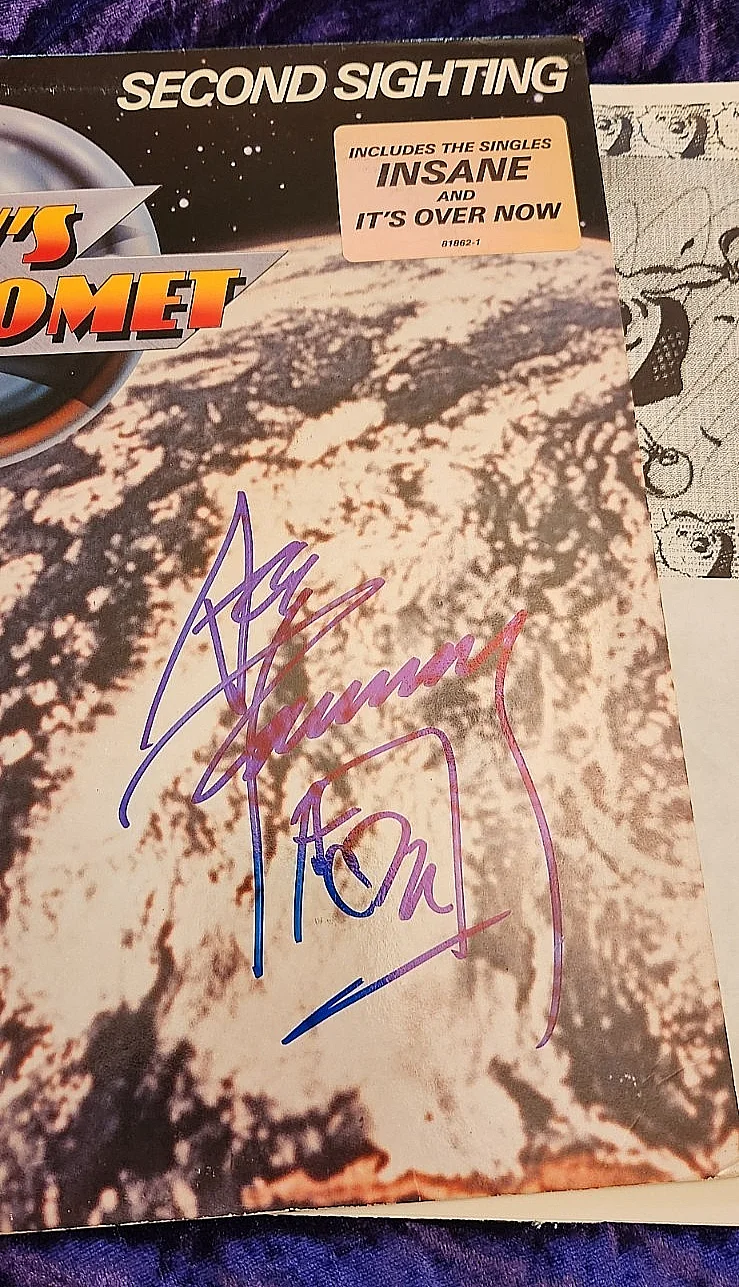 ACE FREHLEY SIGNED PROMO second sighting SIGNED cover JSA LETTER Z66636 OOP, image 2
