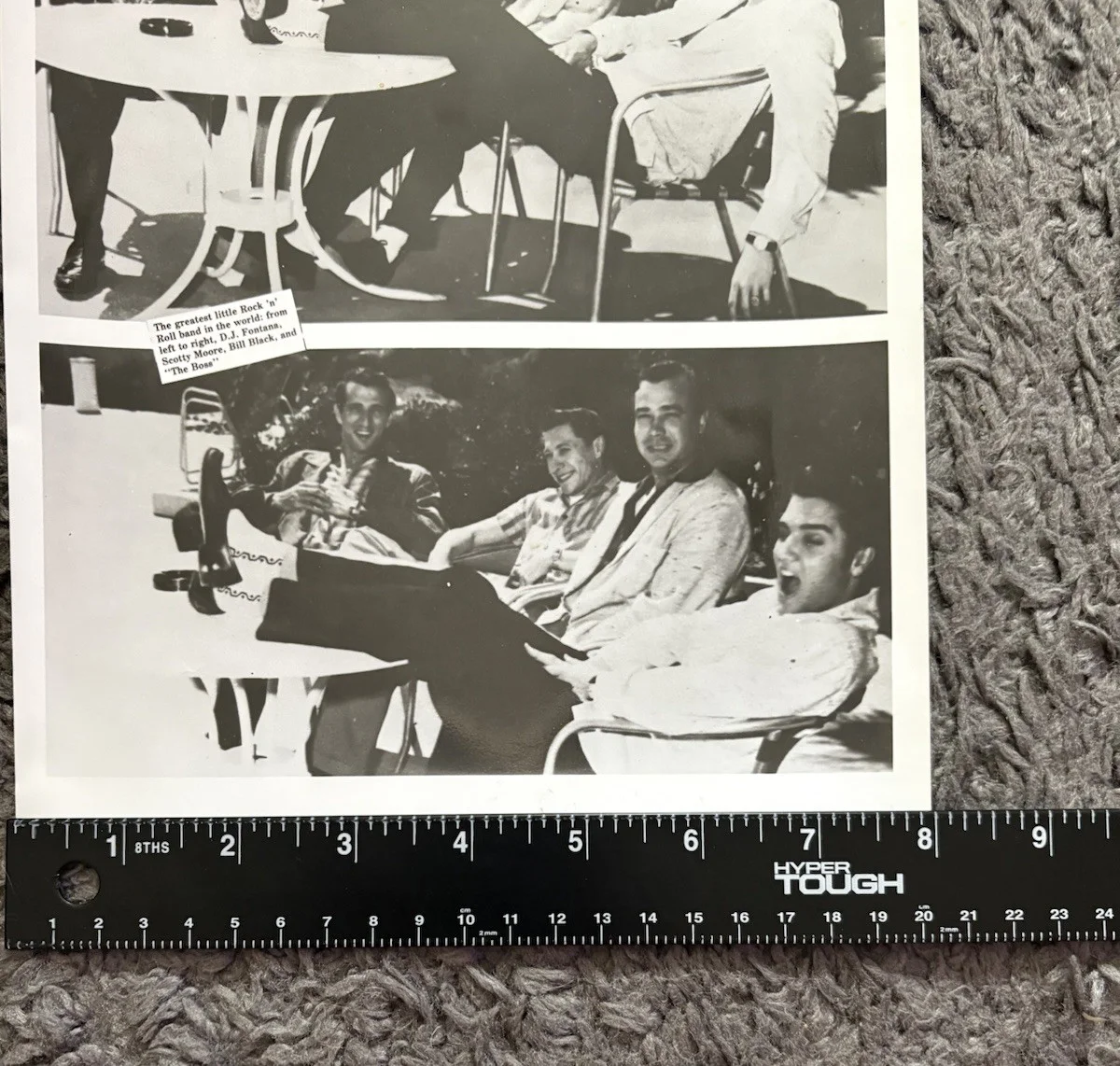 D.J. FONTANA HAND SIGNED ORIGINAL AUTOGRAPH 8x10 PHOTO Elvis Presley Drummer, изображение 3