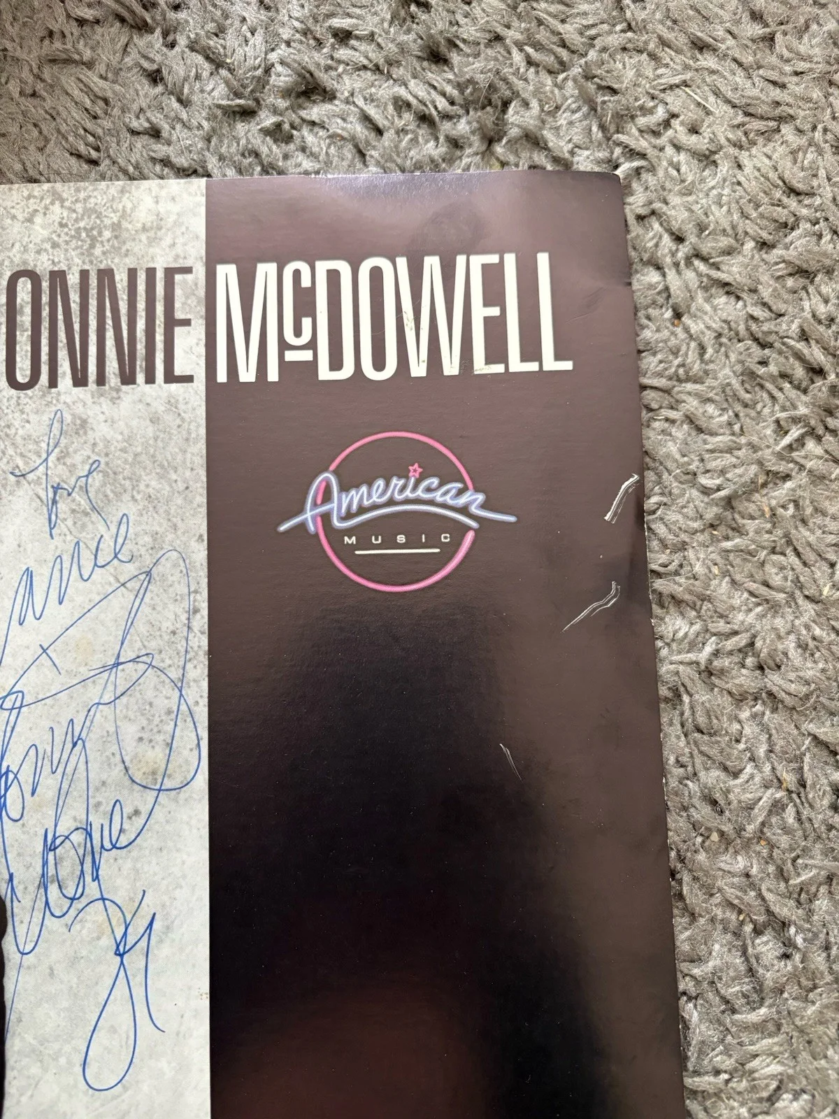 Ronnie McDowell American Music Original Signed Autograph Picture Size 12x12, image 3