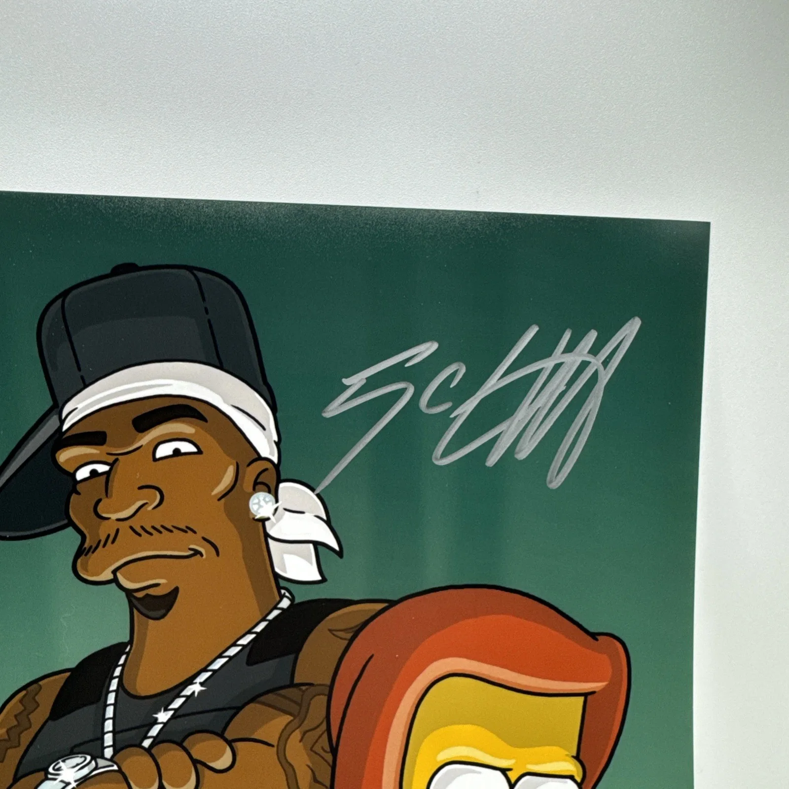 50 Cent Curtis Jackson Signed 8x10 Autograph Photo COA Simpsons, Power 🎬🎤, image 2