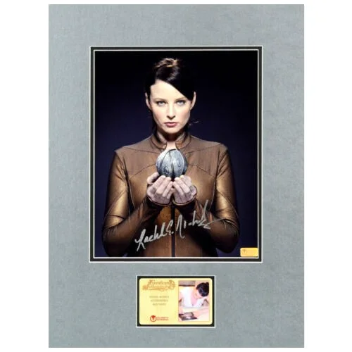 Rachel Nichols — Rachel Nichols Autograph 12x16 MATTED Display STAR TREK CONAN CONTINUUM Auto