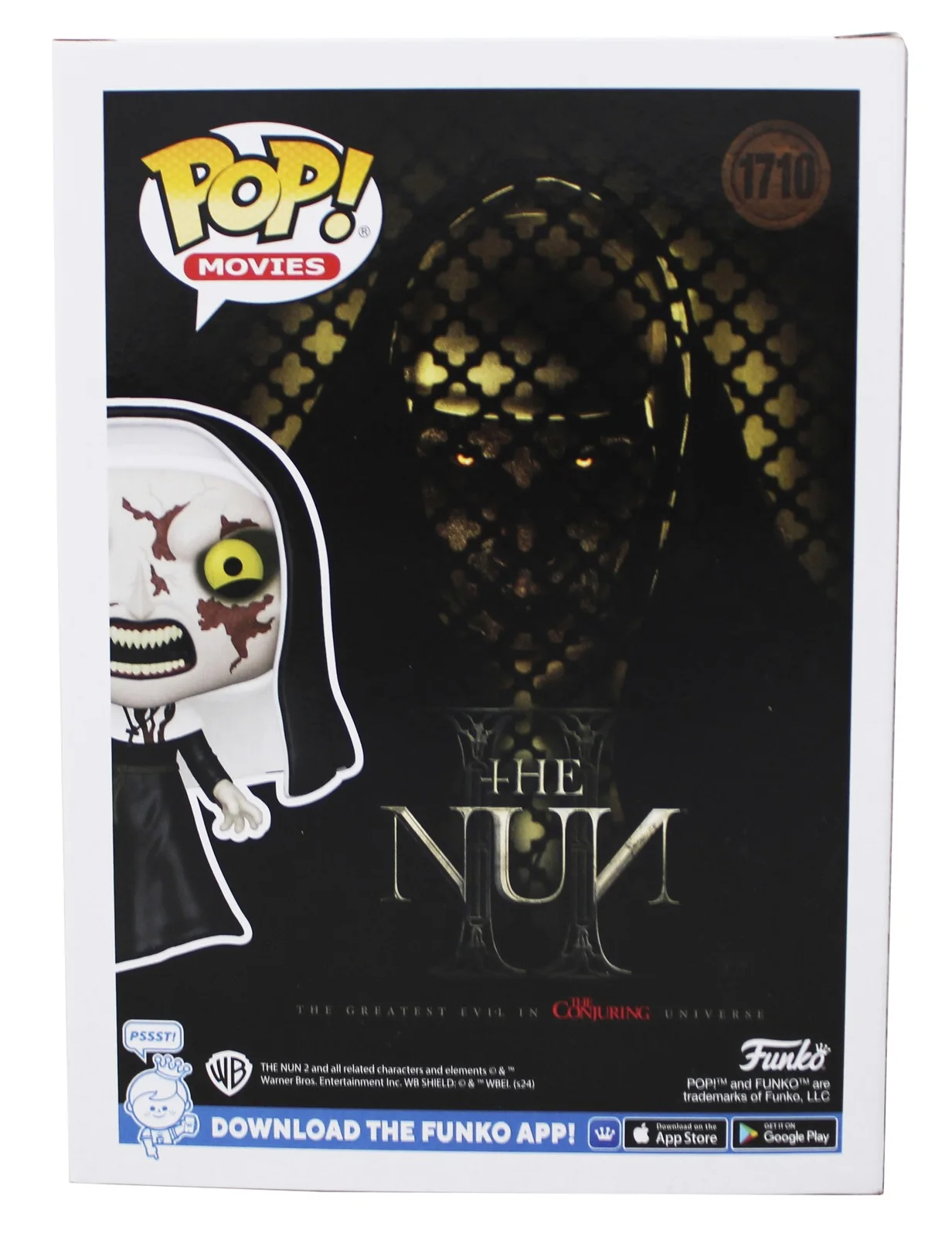 Bonnie Aarons — Bonnie Aarons The Nun II "Valak" Signed #1710 Funko Pop Vinyl Figure BAS Witness, изображение 4