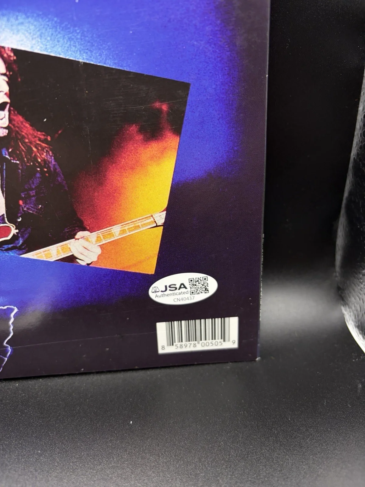 Lars Ulrich Signed Metallica Ride The Lightning Vinyl LP Record JSA Coa, image 3