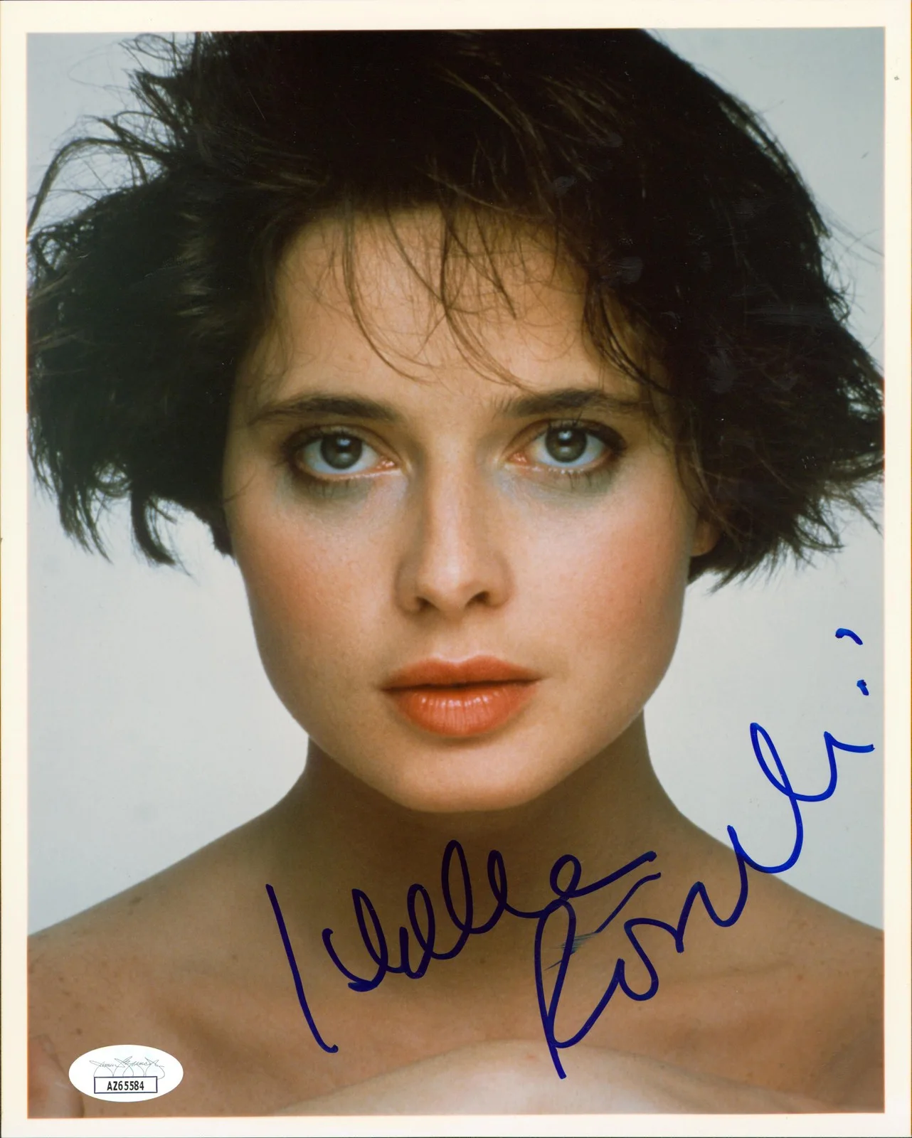 Isabella Rossellini — Isabella Rossellini Blue Velvet Authentic Signed 8x10 Photo JSA #AZ65584