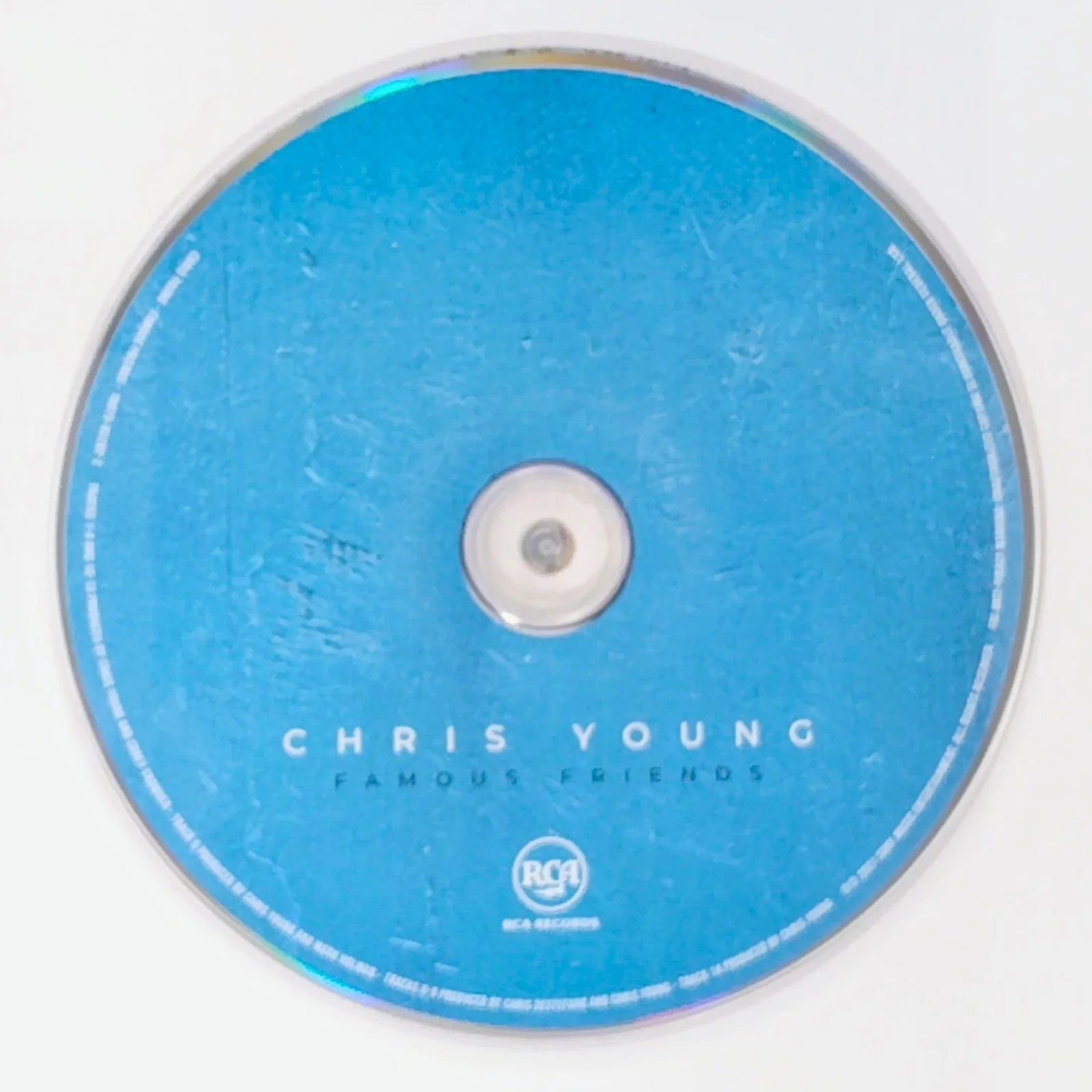 Chris Young — Chris Young Signed Famous Friends CD Album Framed Beckett BAS COA Country Music, изображение 4