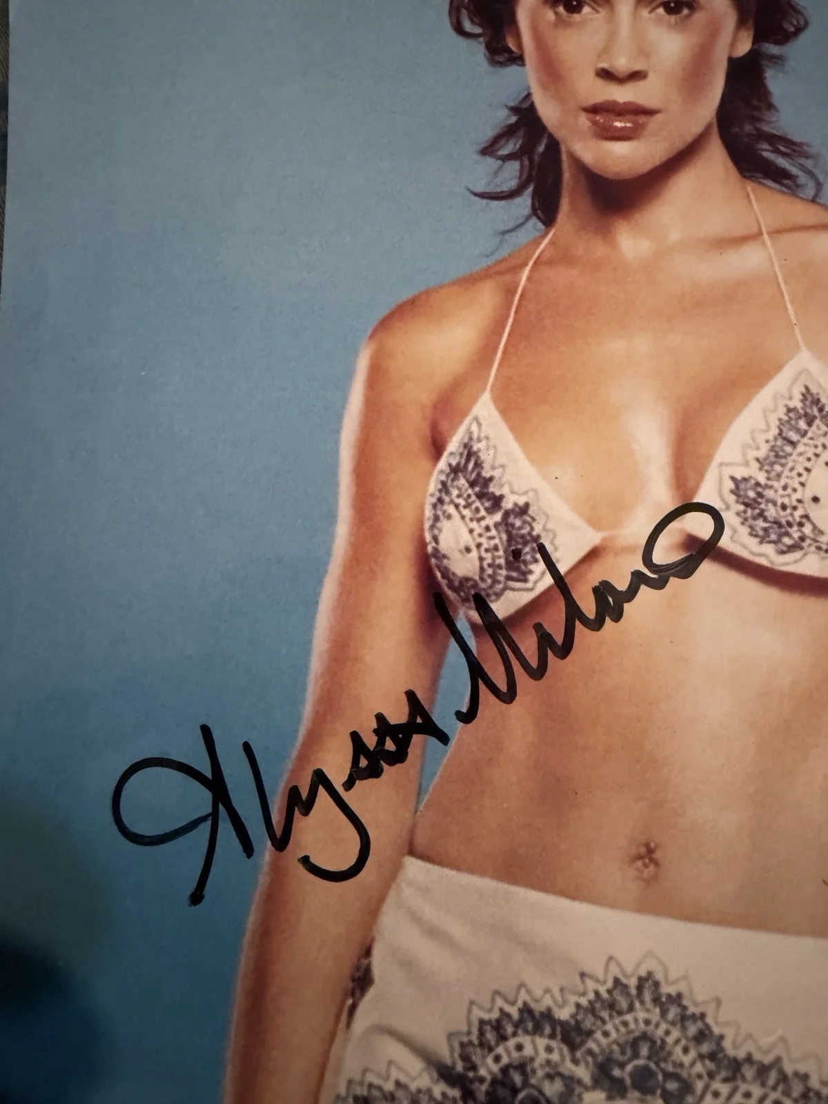 “ALYSSA MILANO” (actress) 8x10” SIGNED PHOTO Autographed photograph/picture SEXY, изображение 2