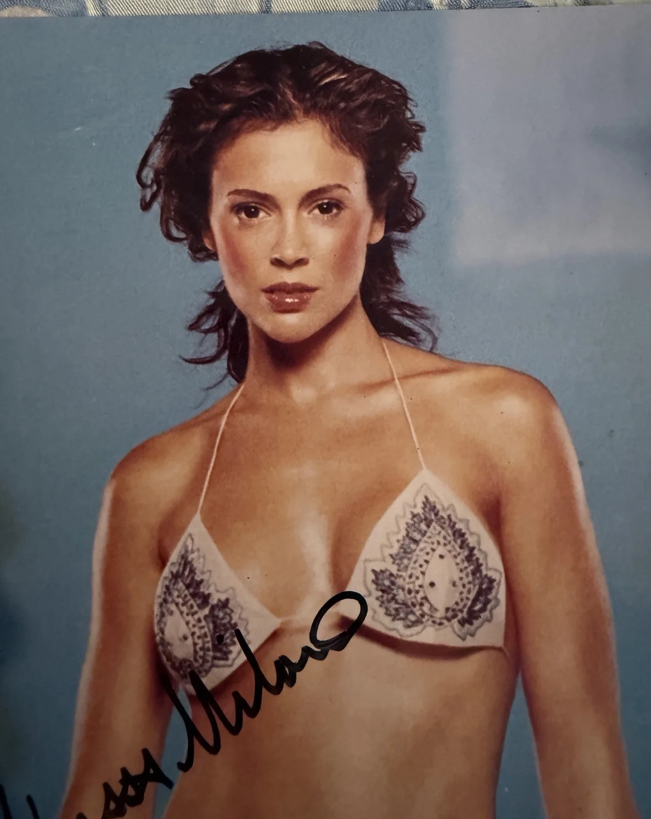 “ALYSSA MILANO” (actress) 8x10” SIGNED PHOTO Autographed photograph/picture SEXY, изображение 3