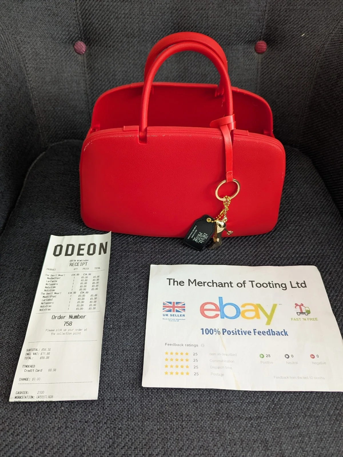 Odeon The Devil Wears Prada 2 Popcorn Bucket Handbag Collectors Edition IN HAND✅, image 3