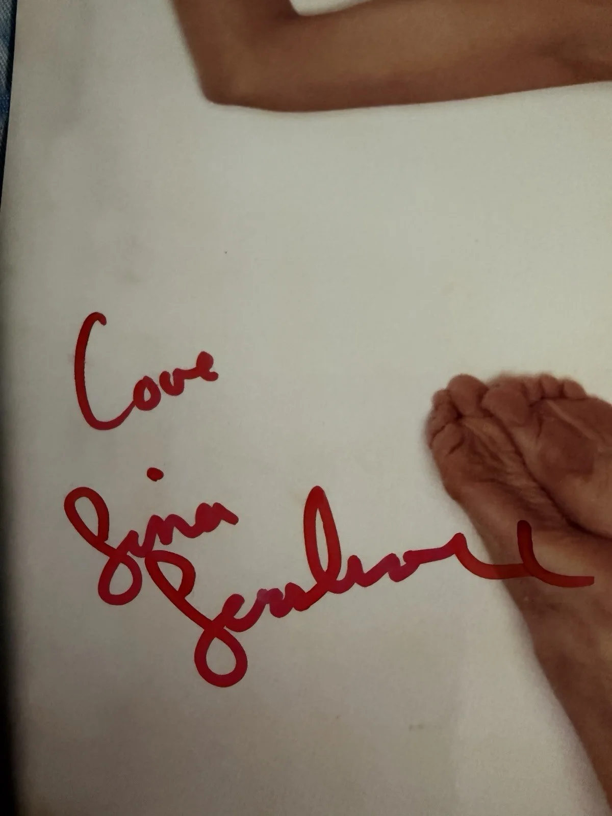 Gina Gershon — authentic “GINA GERSHON” NUDE 8x10” SIGNED PHOTO autographed photograph COA rare, изображение 2
