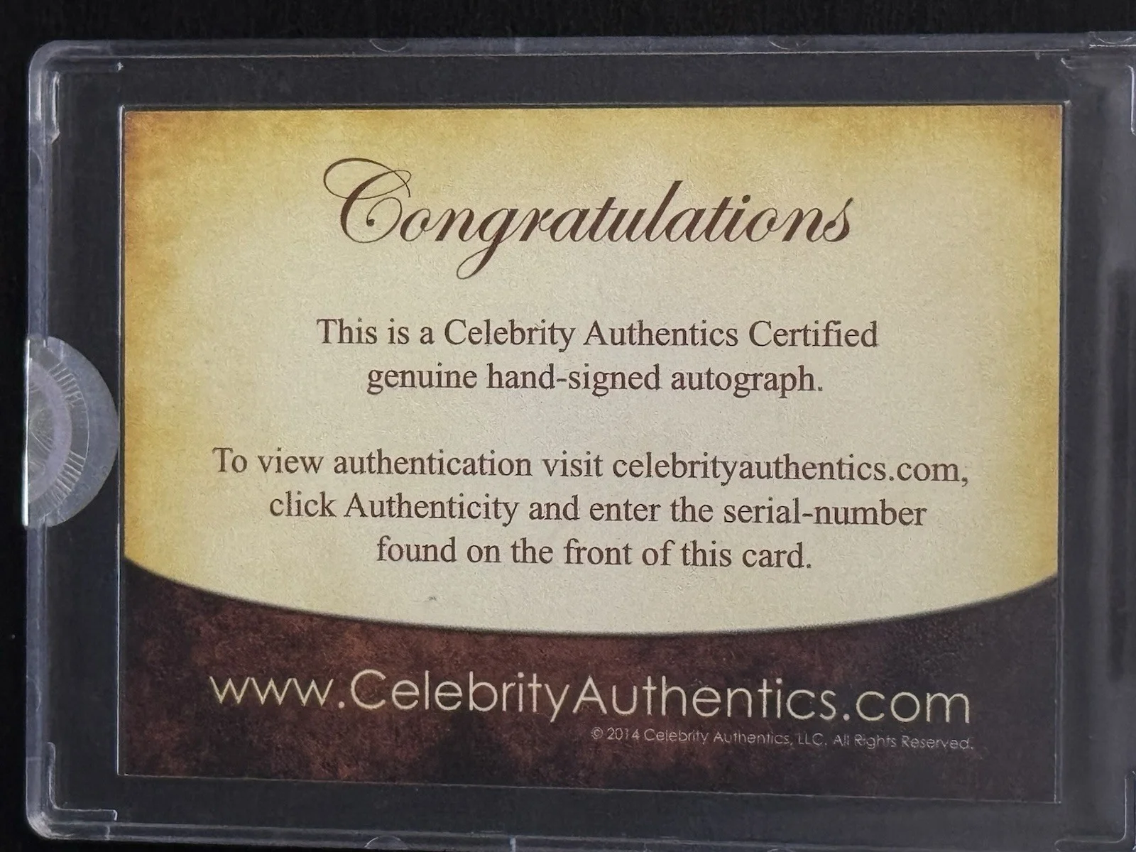 Steve Dash — STEVE DASH SIGNED CARD FRIDAY THE 13TH PART 2 JASON VOORHEES CA AUTH. DIED 2018, image 2