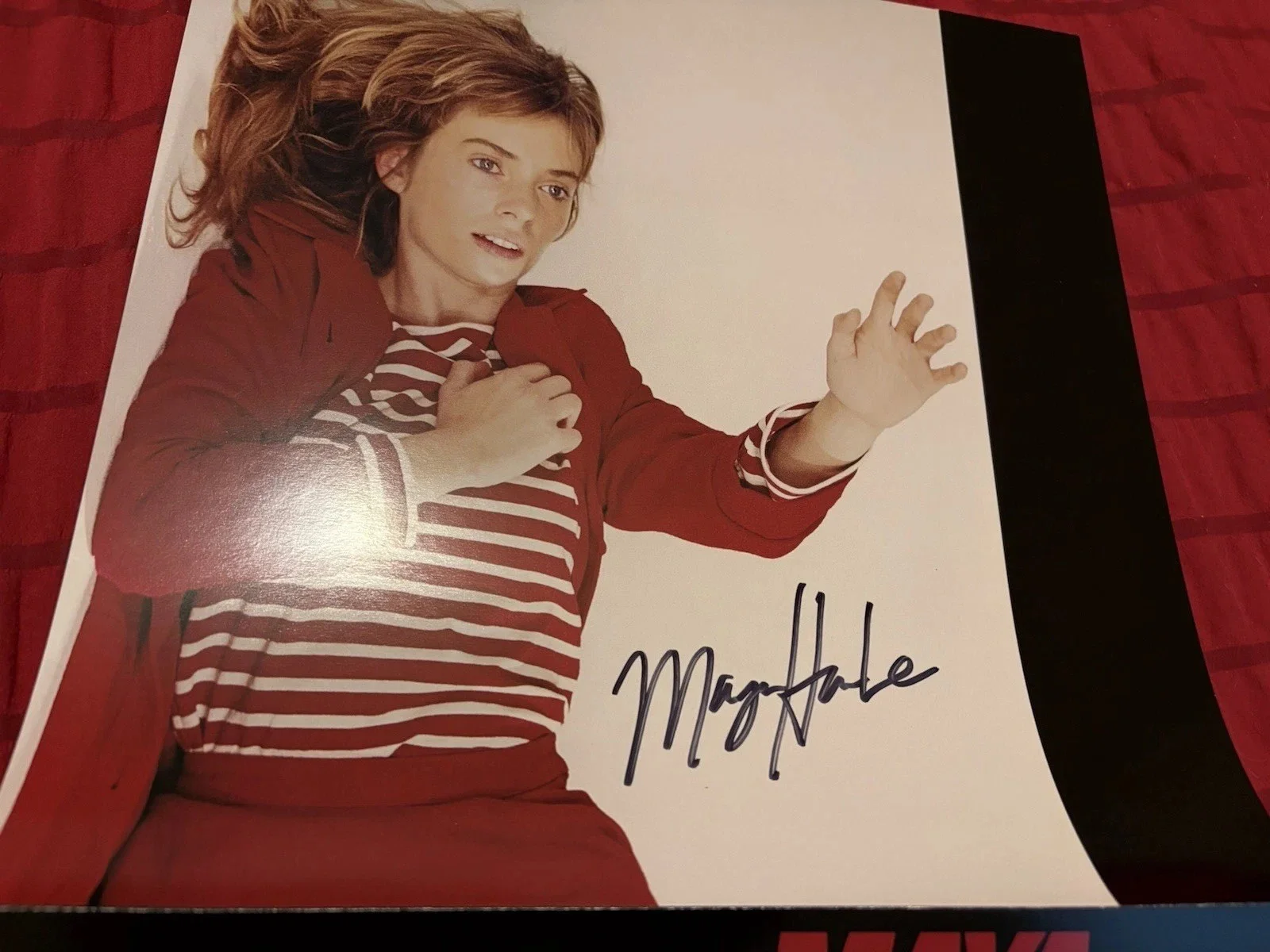 Maya Hawke Chaos Angel Vinyl LP Autographed with Poster Insert, Signed, image 2