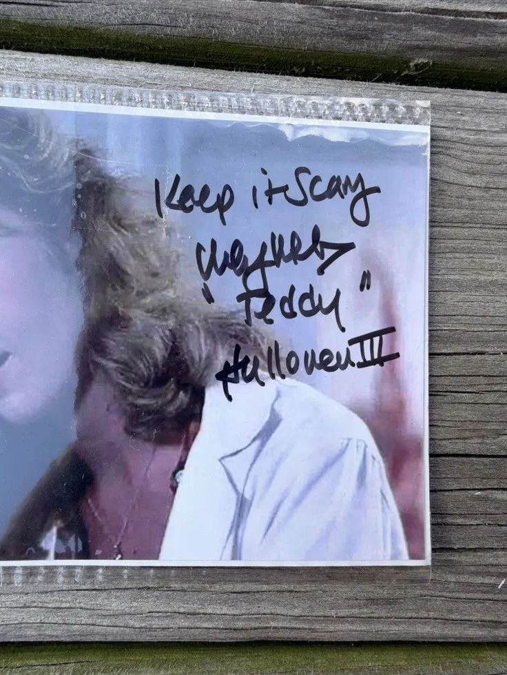 Wendy Wessburg — Wendy Wessburg Signed 4x6 Halloween III: SotW Photo Movie Autograph, изображение 2