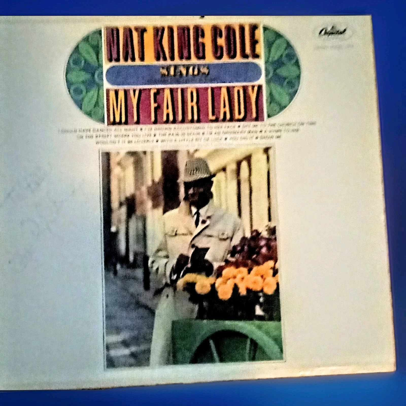 Nat King Cole Autographed"My Fair Lady" LP.. JSA, image 3