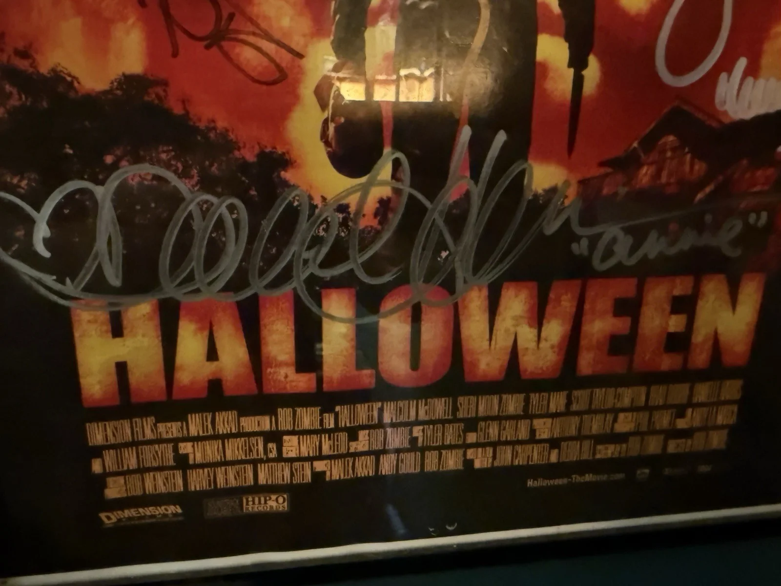 Rob Zombies Halloween Autographed Poster, image 4