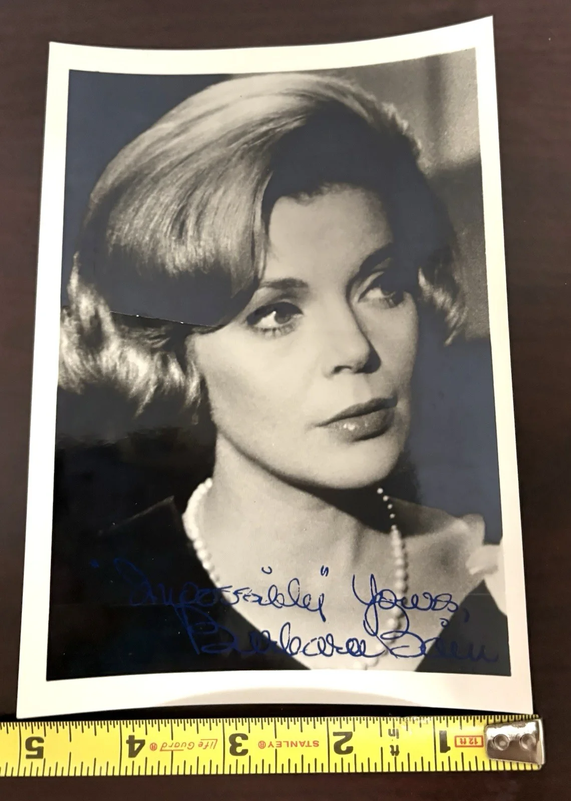Barbara Bain — Barbara Bain Autographed 5x7 Photo Mission Impossible Actress Vintage Read, изображение 5