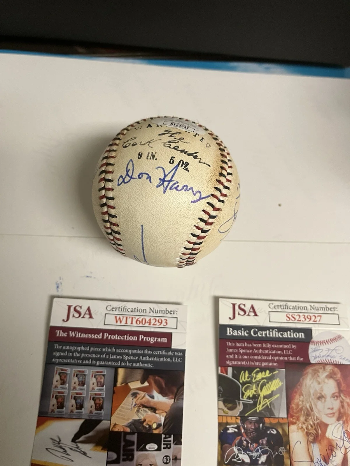 Autographed 8 Men Out Movie Baseball Charlie Sheen Cusack Sweeney +4 JSA Signed, изображение 2