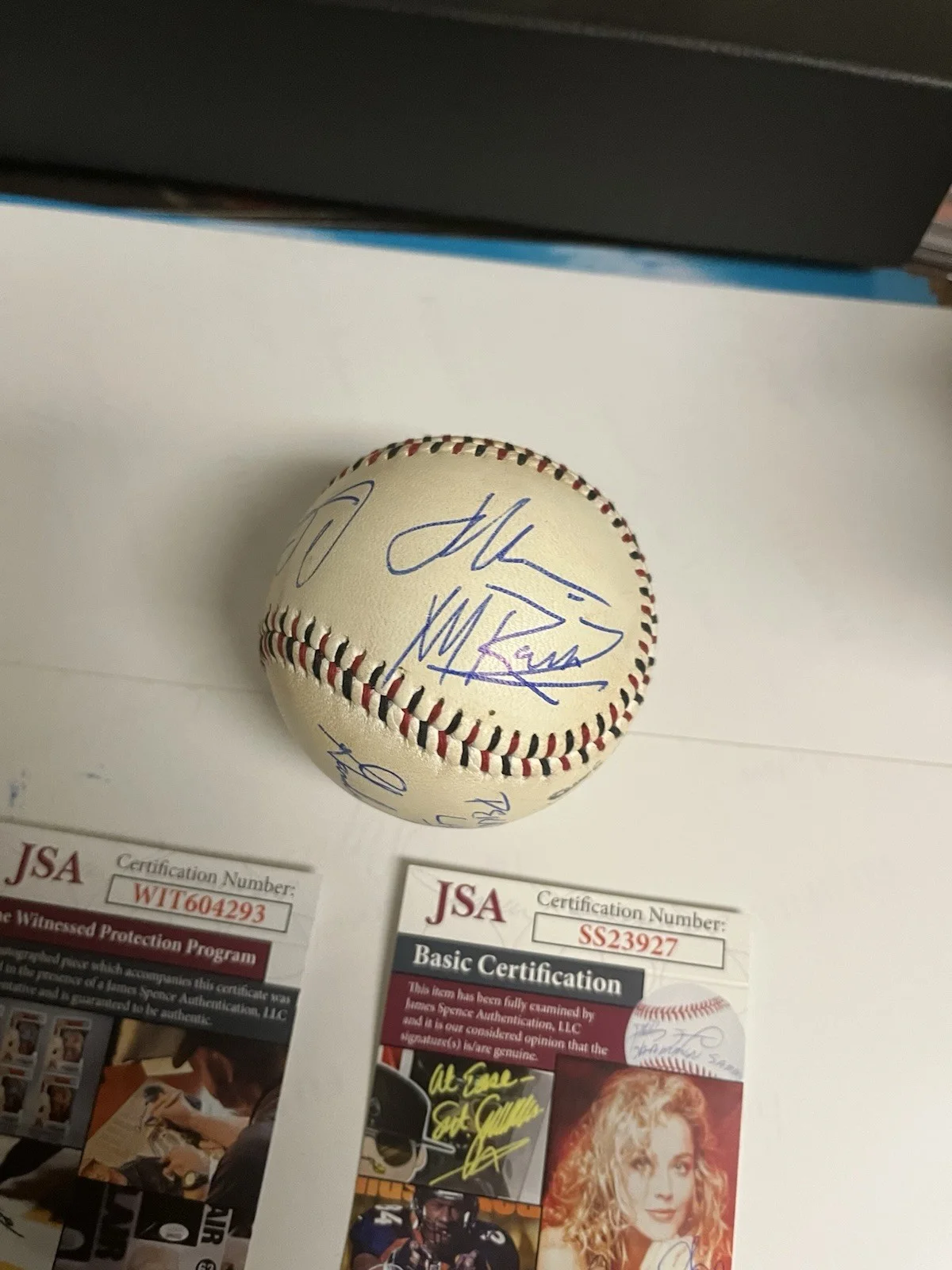 Autographed 8 Men Out Movie Baseball Charlie Sheen Cusack Sweeney +4 JSA Signed, изображение 4