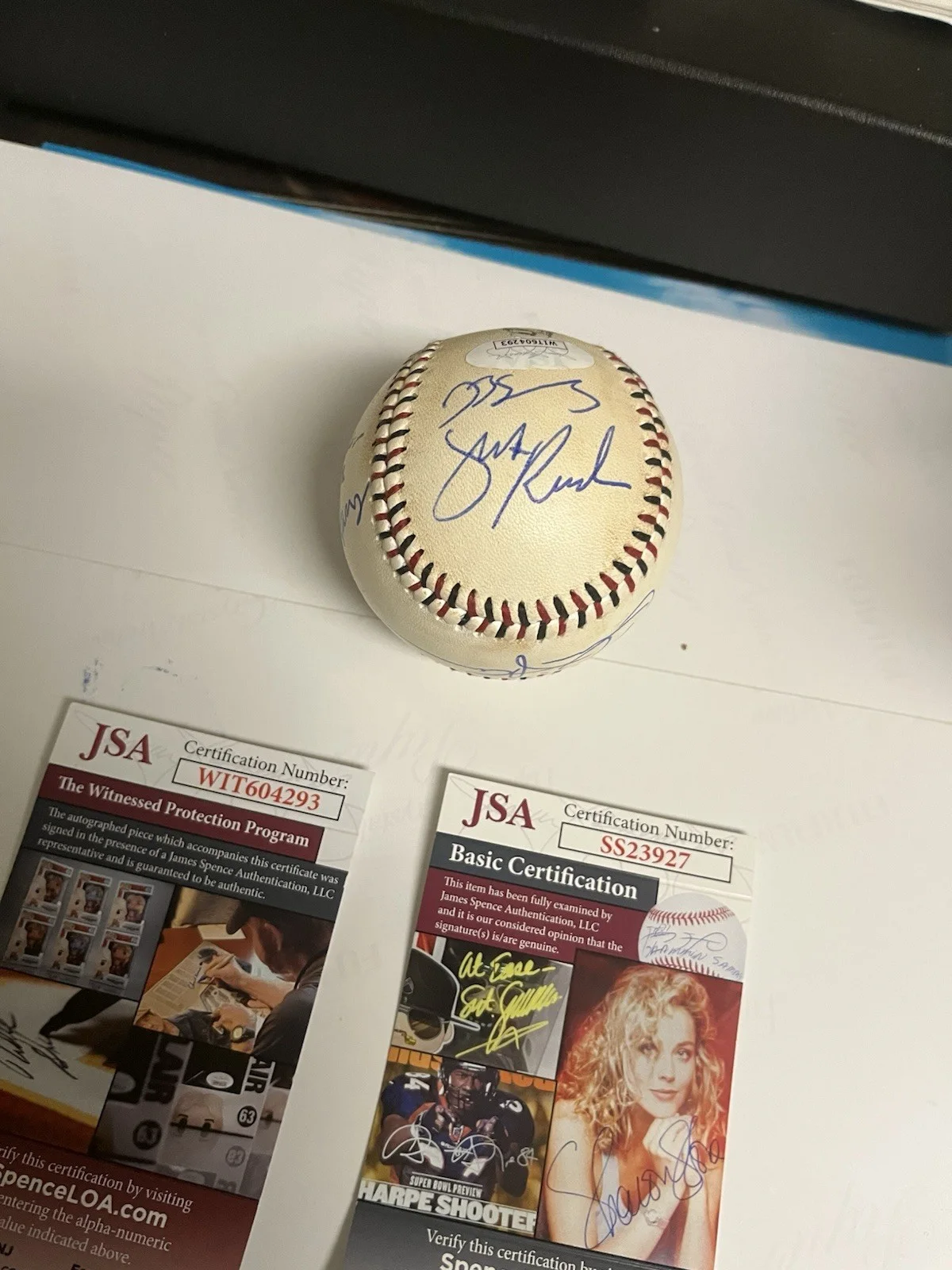 Autographed 8 Men Out Movie Baseball Charlie Sheen Cusack Sweeney +4 JSA Signed, изображение 5